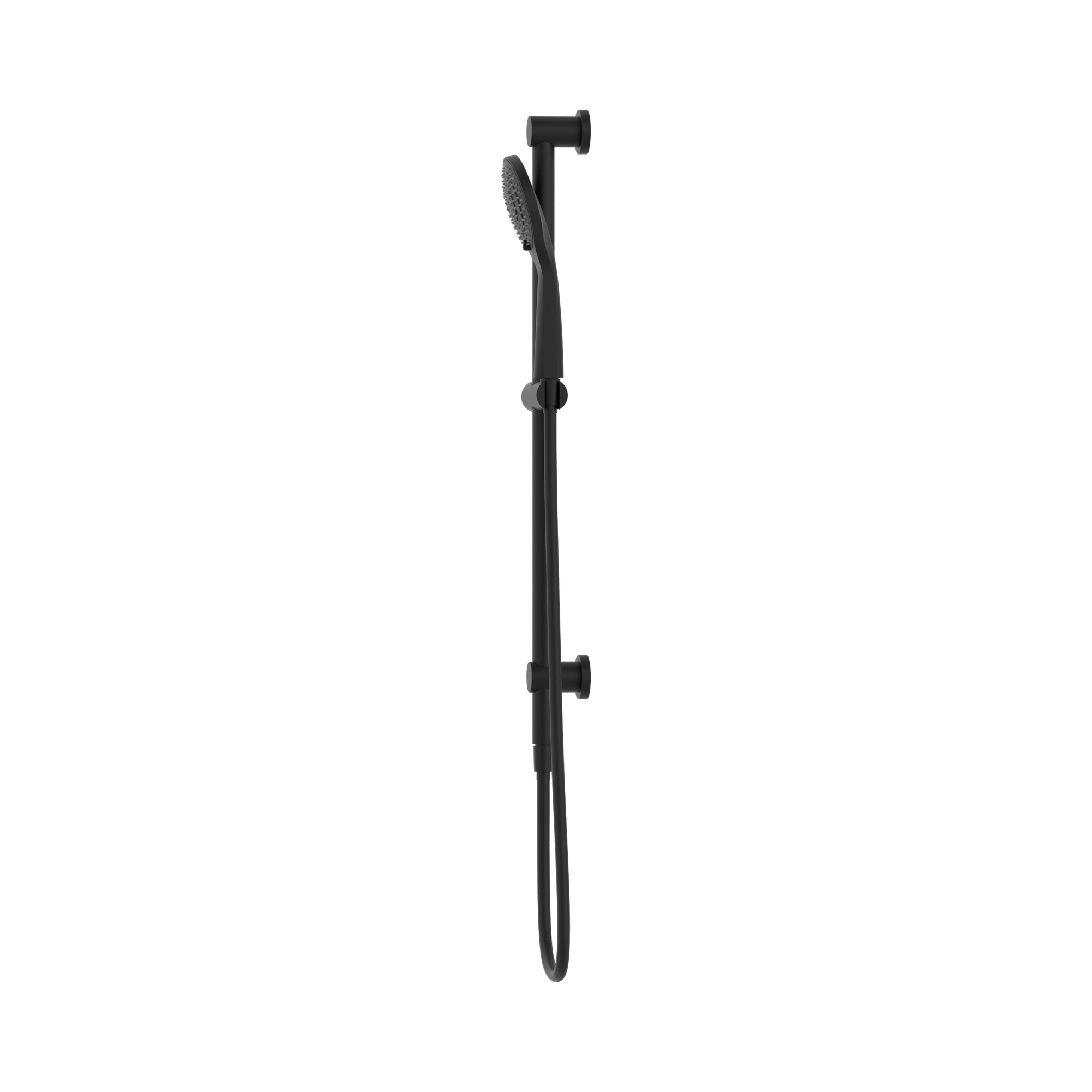 NR221905a MB Mecca Shower Rail With Air Shower Matte Black image 3