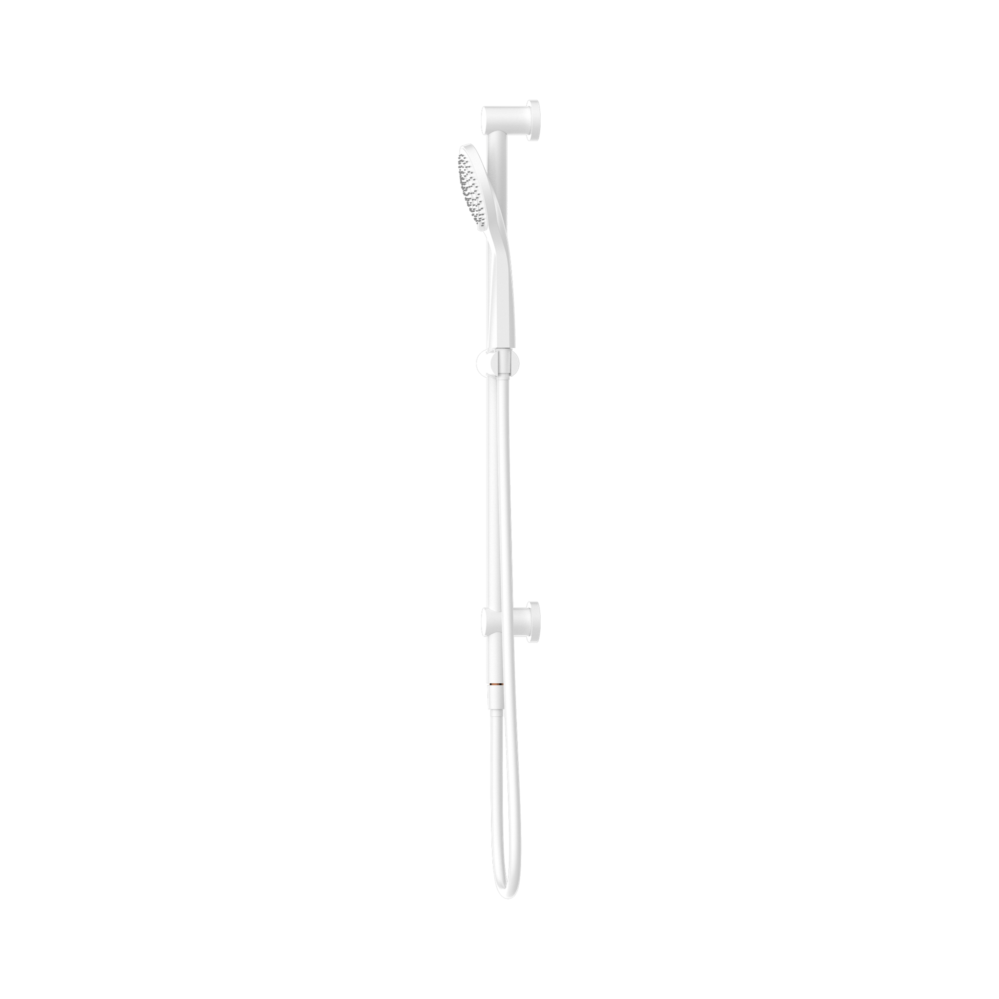 NR221905a MW Mecca Shower Rail With Air Shower Matte White image 3