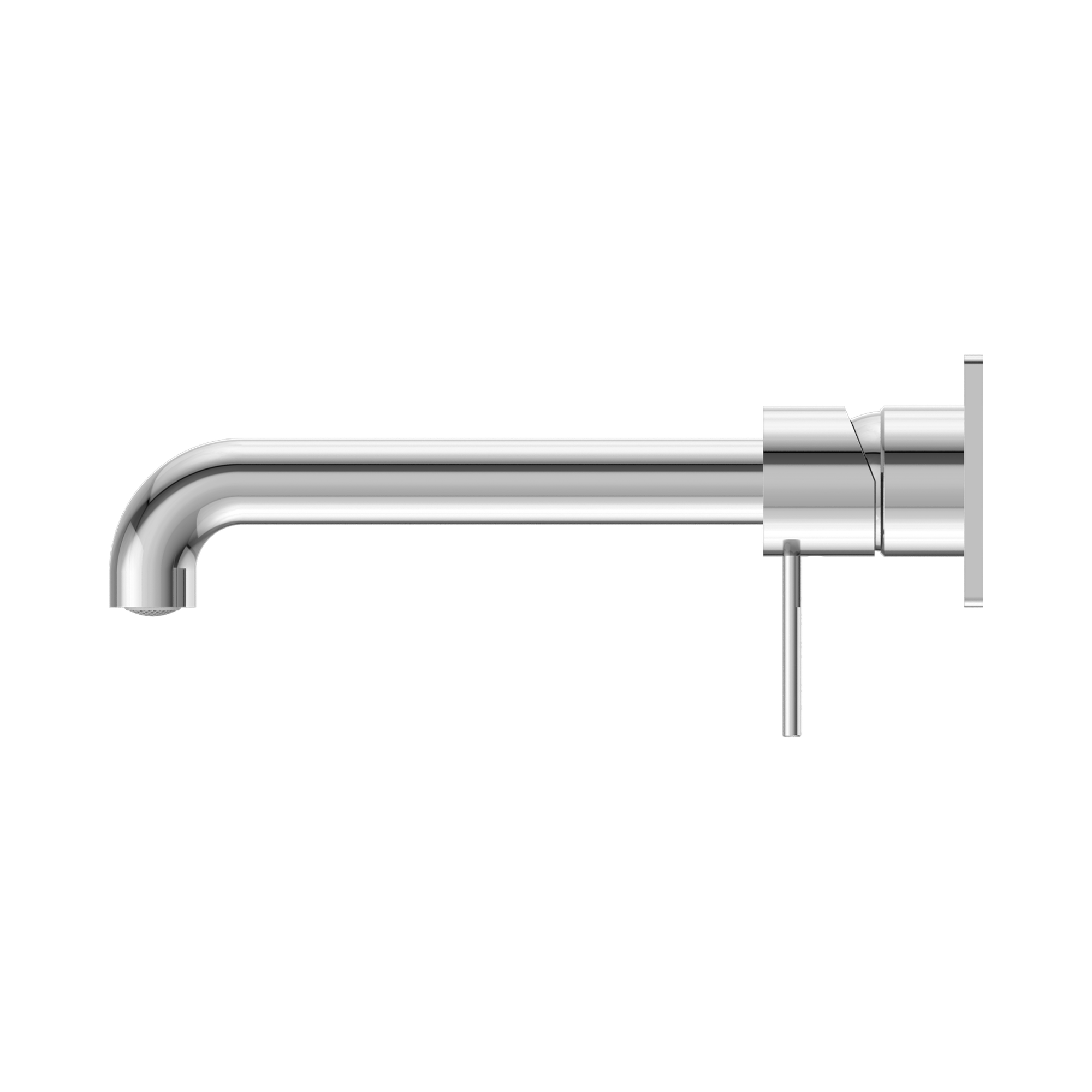NR221907a185 CH Mecca Wall Basin Mixer 185mm Spout Chrome image 3