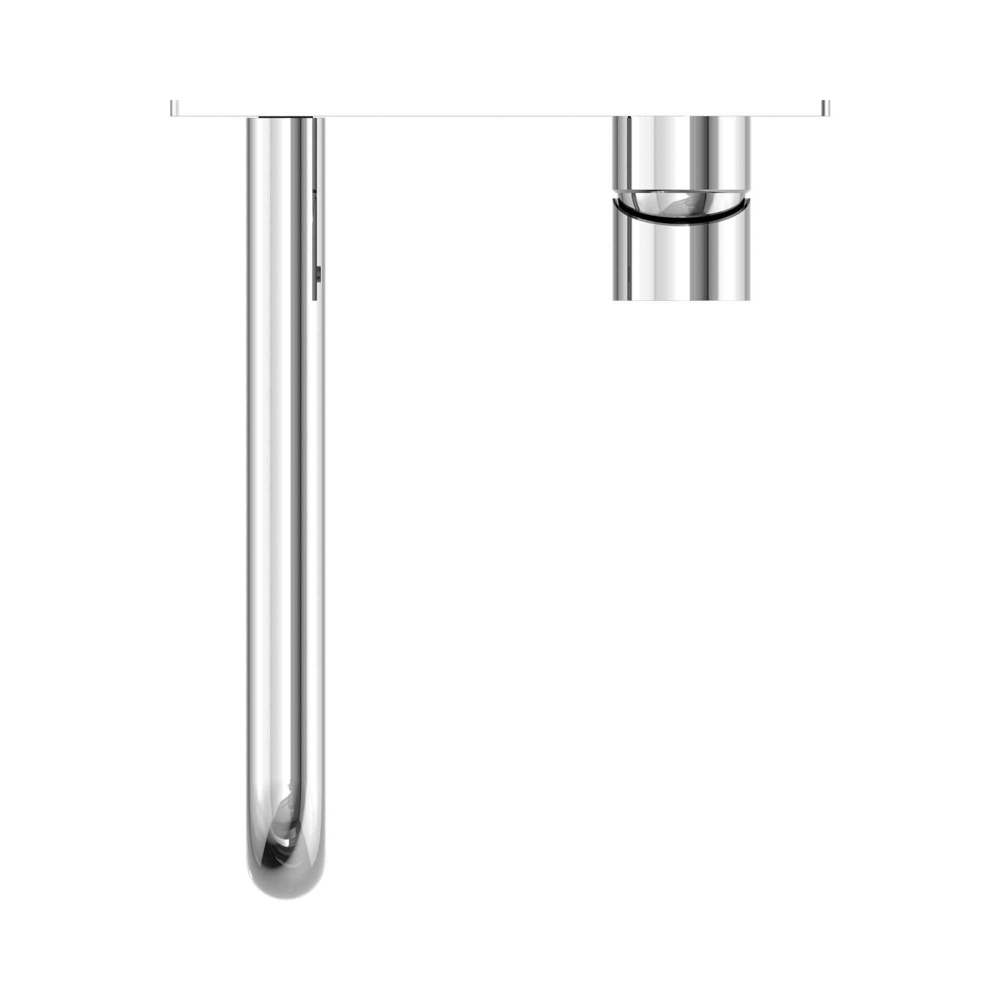 NR221907a185 CH Mecca Wall Basin Mixer 185mm Spout Chrome image 4