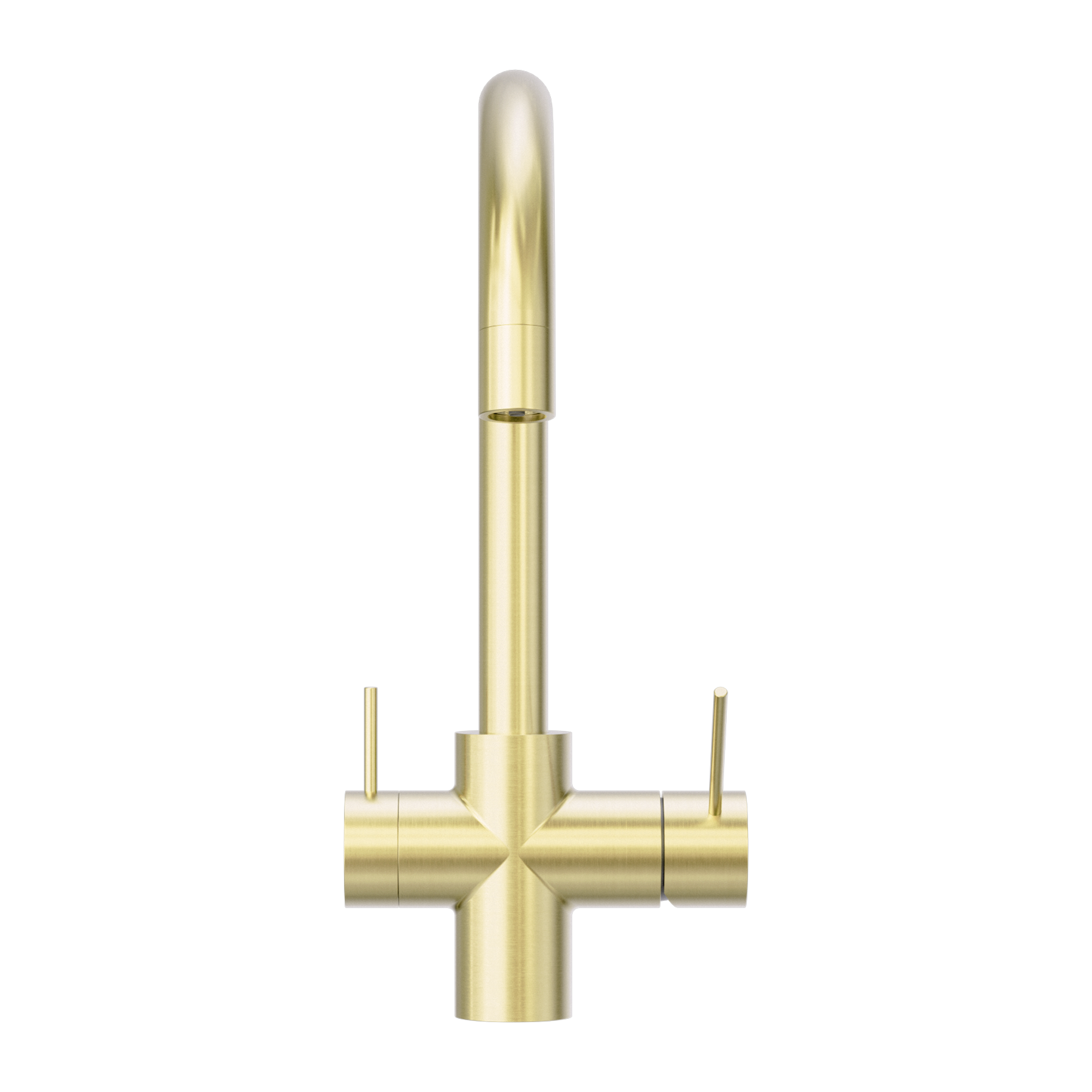 NR221907e BG Mecca 3 Way Filtered Mixer Tap Brushed Gold image 2