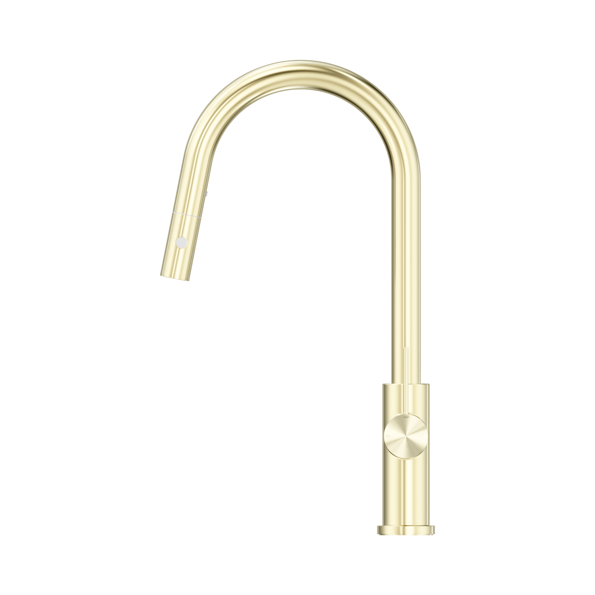 NR221908 BG Mecca Pull Out Sink Mixer With Vegie Spray Function Brushed Gold image 3