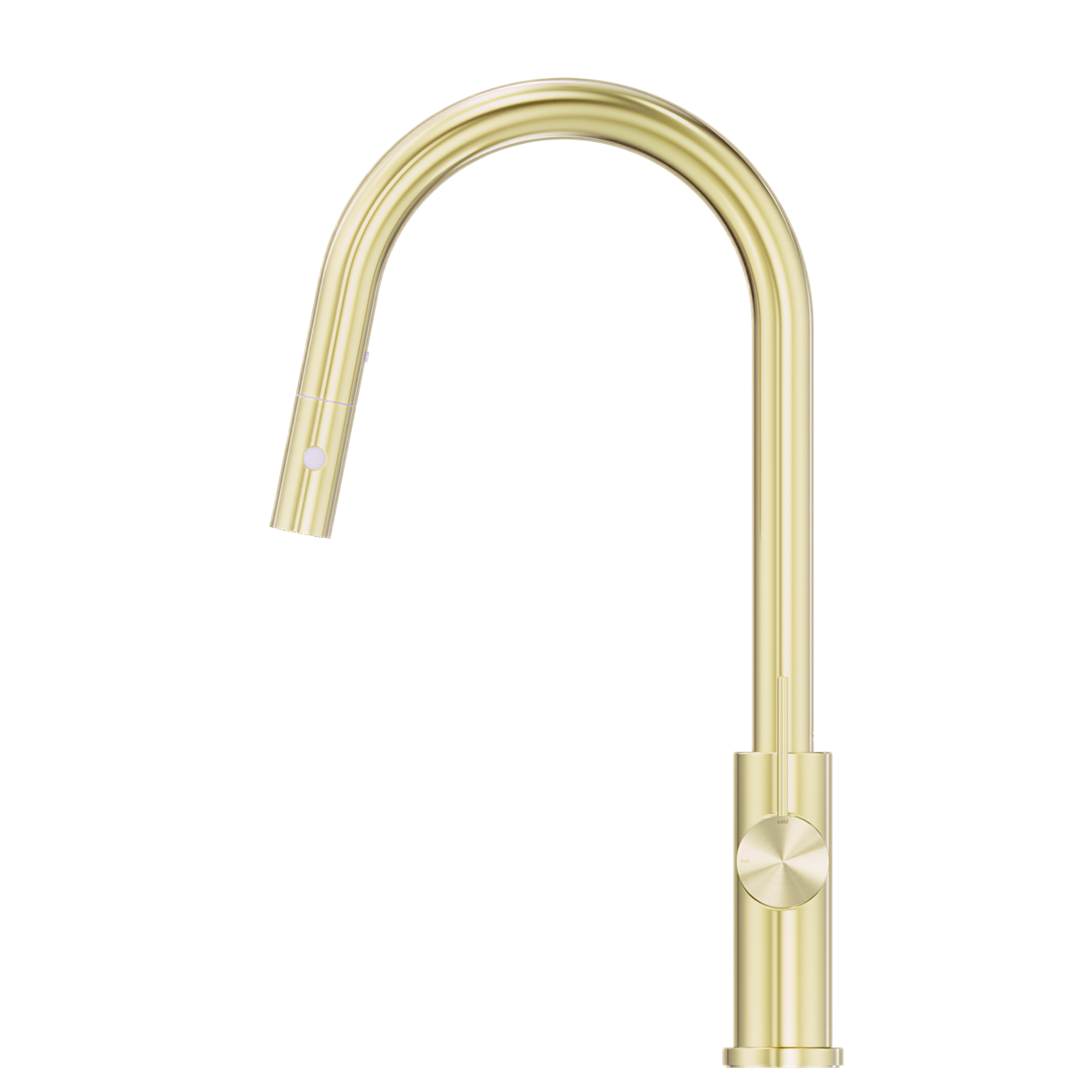 NR221908 BG Mecca Pull Out Sink Mixer With Vegie Spray Function Brushed Gold image 3