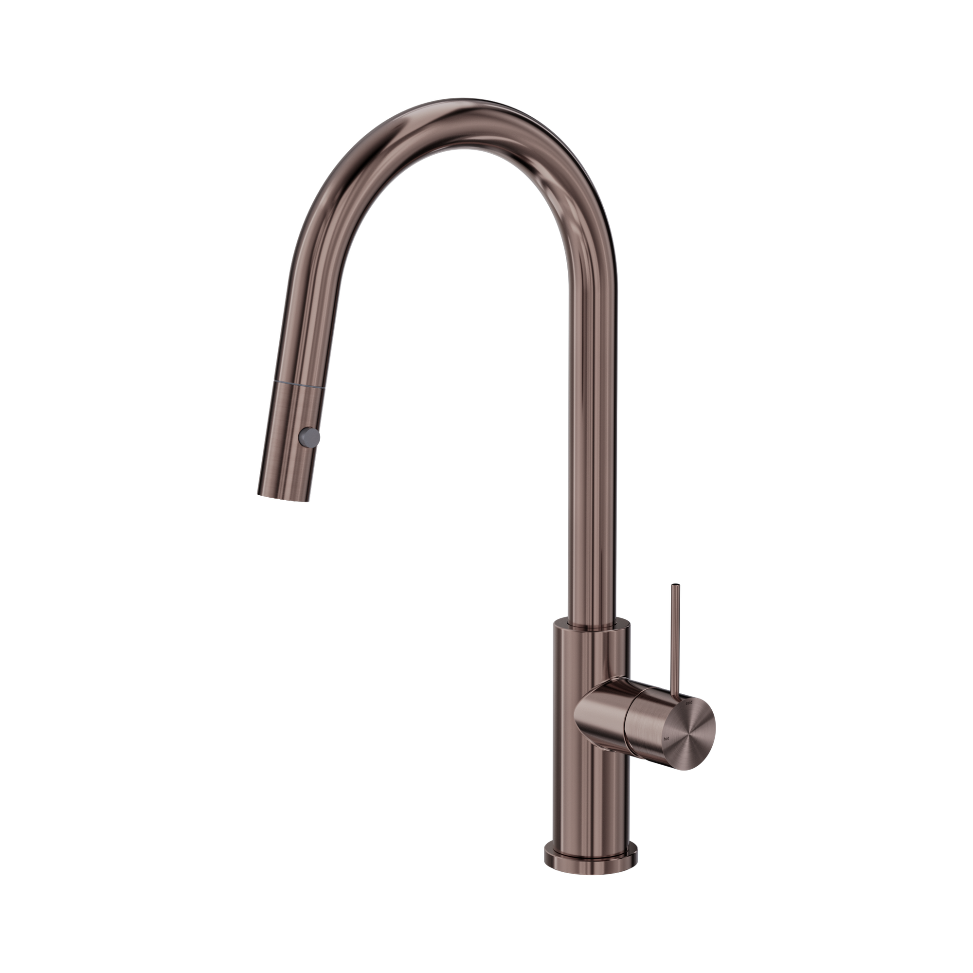 NR221908 BZ Mecca Pull Out Sink Mixer With Vegie Spray Function Brushed Bronze image 1