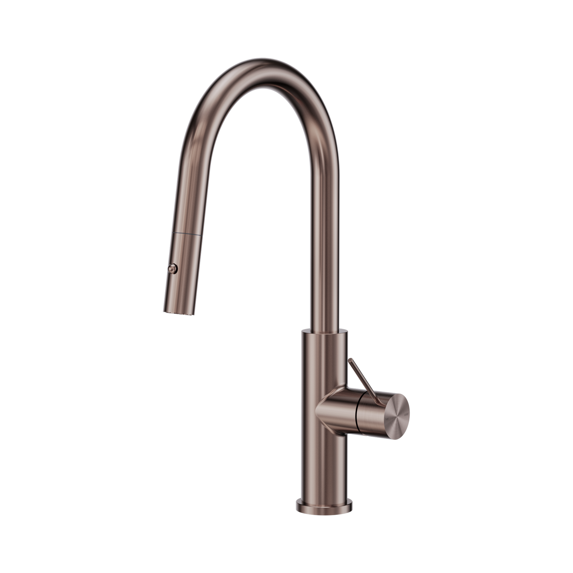 NR221908a BZ Mecca Smart Sensor Pull Out Kitchen Mixer Brushed Bronze image 1