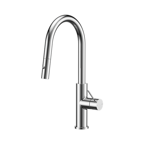 NR221908a CH Mecca Smart Sensor Pull Out Kitchen Mixer Chrome Thumb