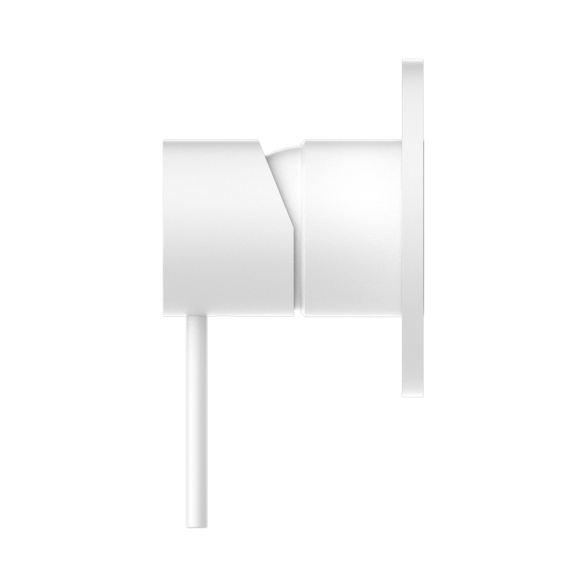 NR221909 MW Mecca Shower Mixer Matte White image 3
