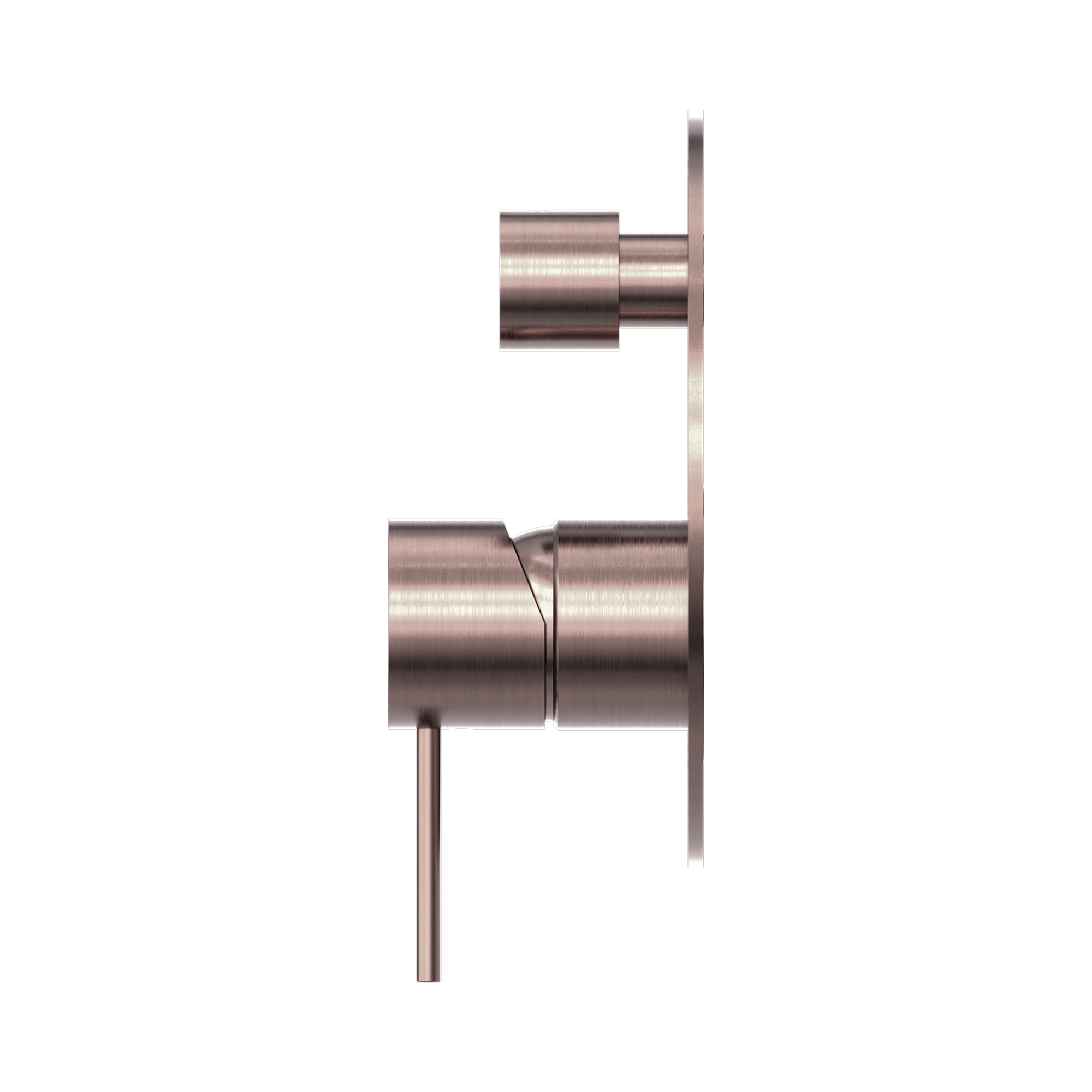 NR221909a BZ Mecca Shower Mixer With Divertor Brushed Bronze image 3