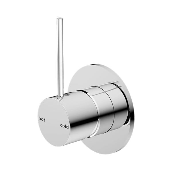 NR221909b CH Mecca Shower Mixer Handle Up Chrome Thumb