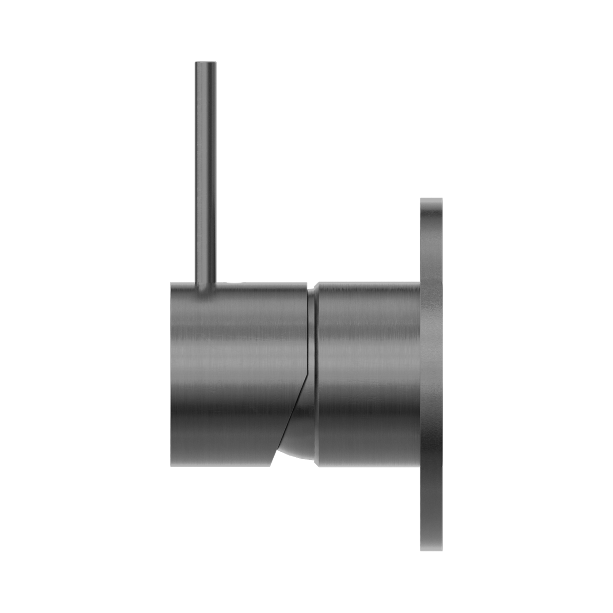 NR221909b GM Mecca Shower Mixer Handle Up Gun Metal image 3