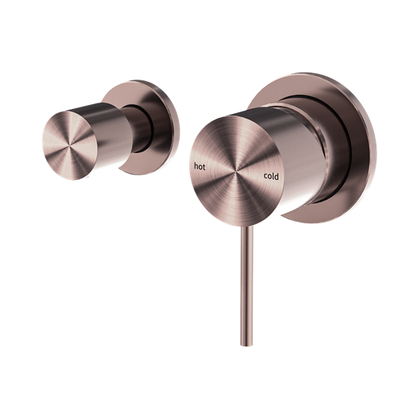 NR221909u BZ Mecca Shower Mixer With Horizontal 2 Way Divertor Brushed Bronze Thumb