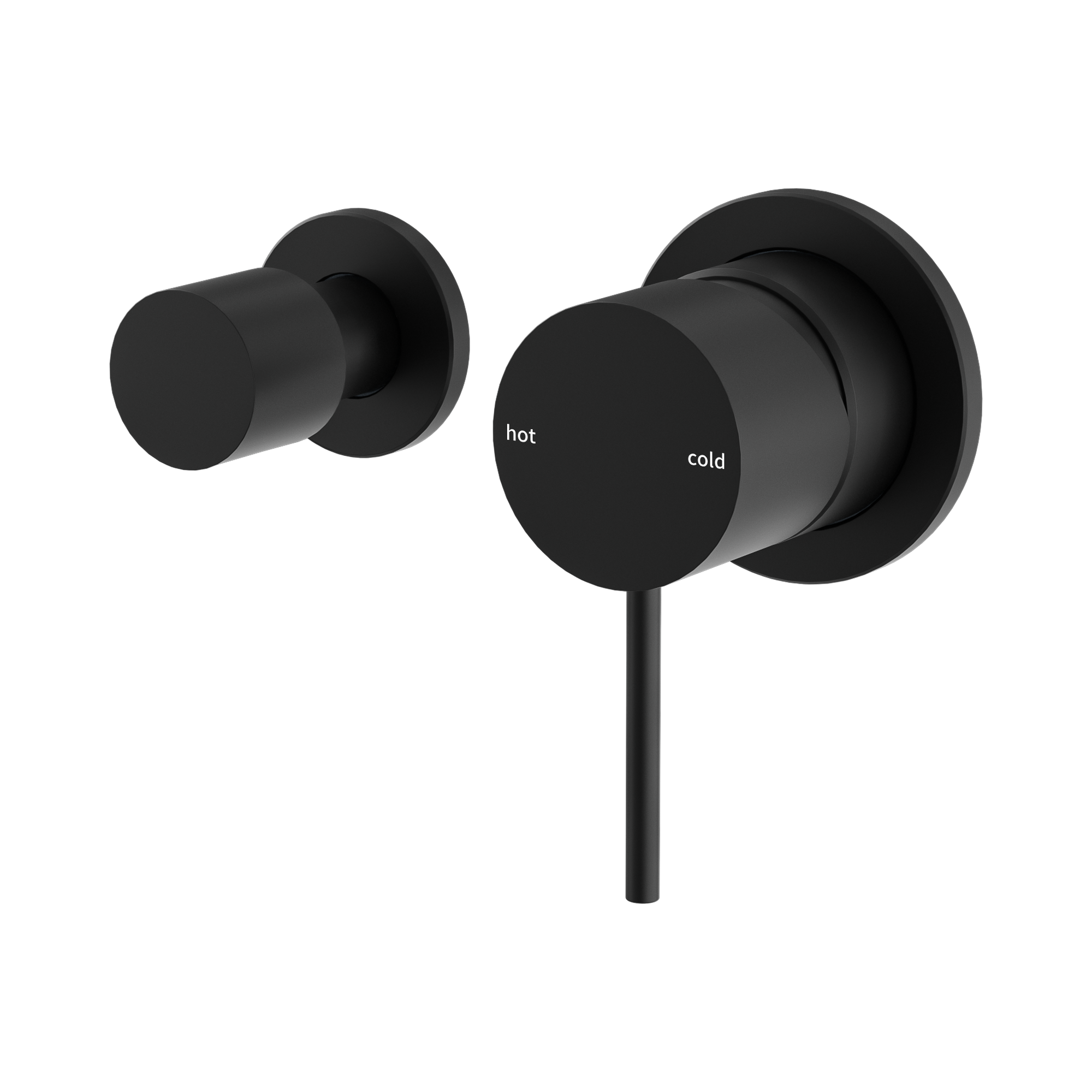 NR221909u MB Mecca Shower Mixer With Horizontal 2 Way Divertor Matte Black image 1