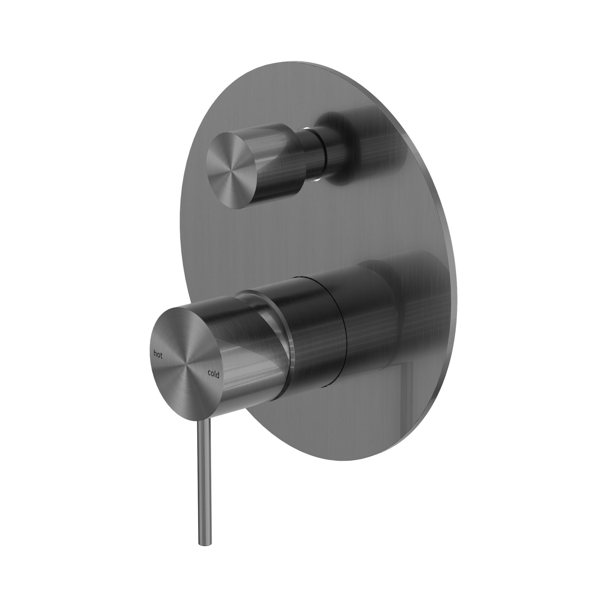 NR221911 AGM Mecca Shower Mixer With Divertor Gun Metal image 1