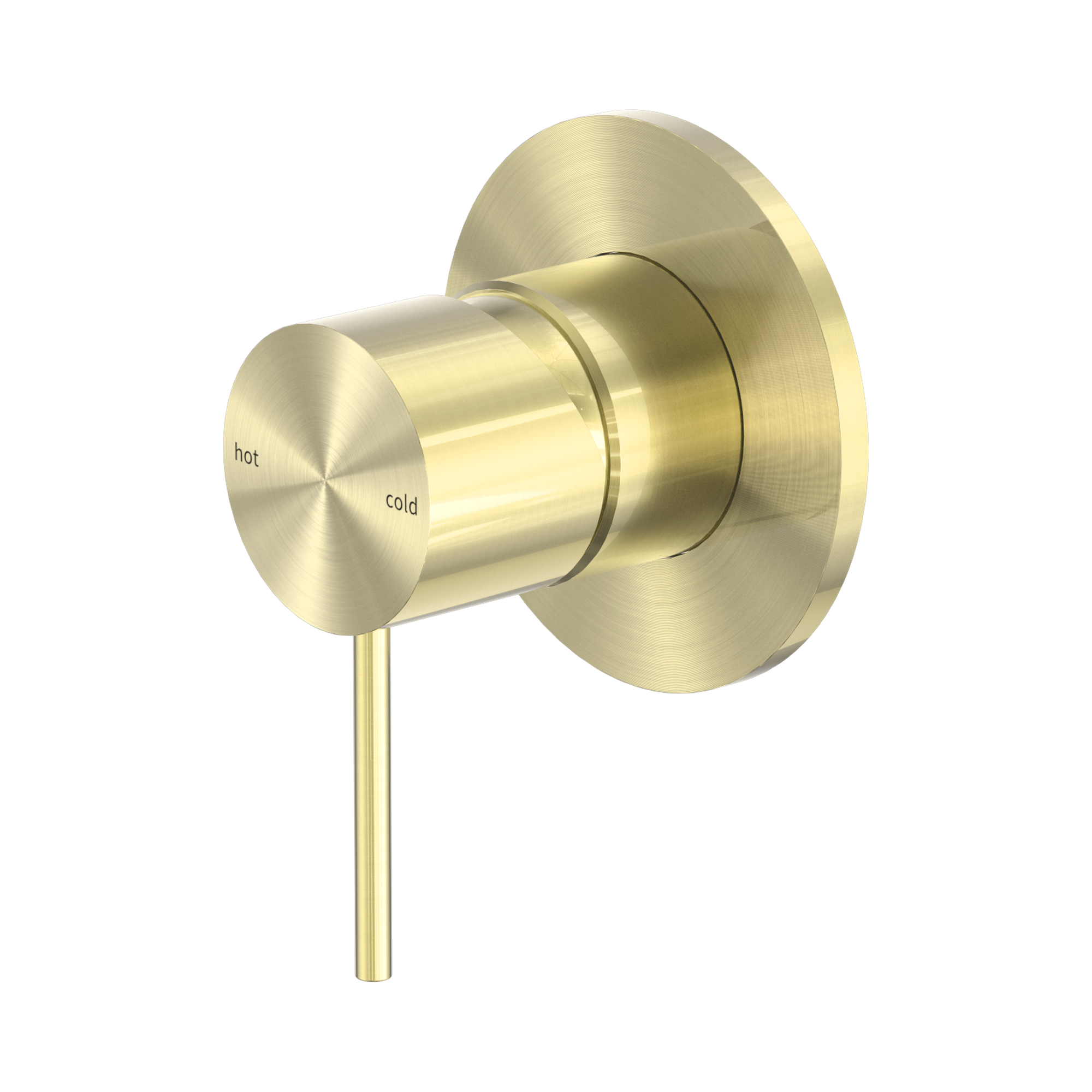 NR221911 BG Mecca Shower Mixer 80mm Plate Brushed Gold image 1