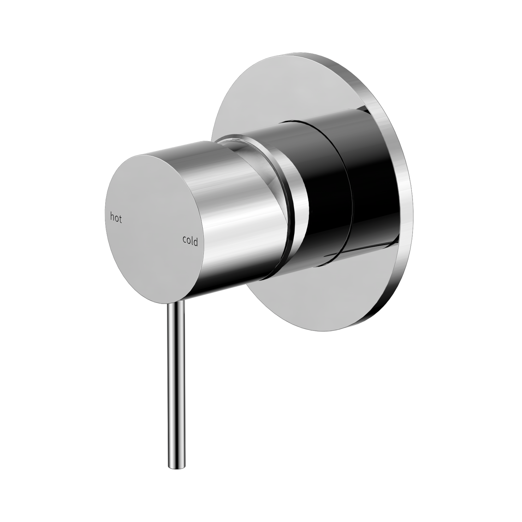 NR221911 CH Mecca Shower Mixer 80mm Plate Chrome image 1