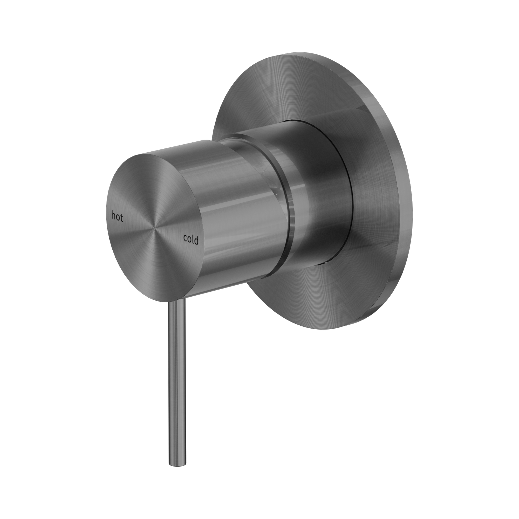 NR221911 GM Mecca Shower Mixer 80mm Plate Gun Metal image 1