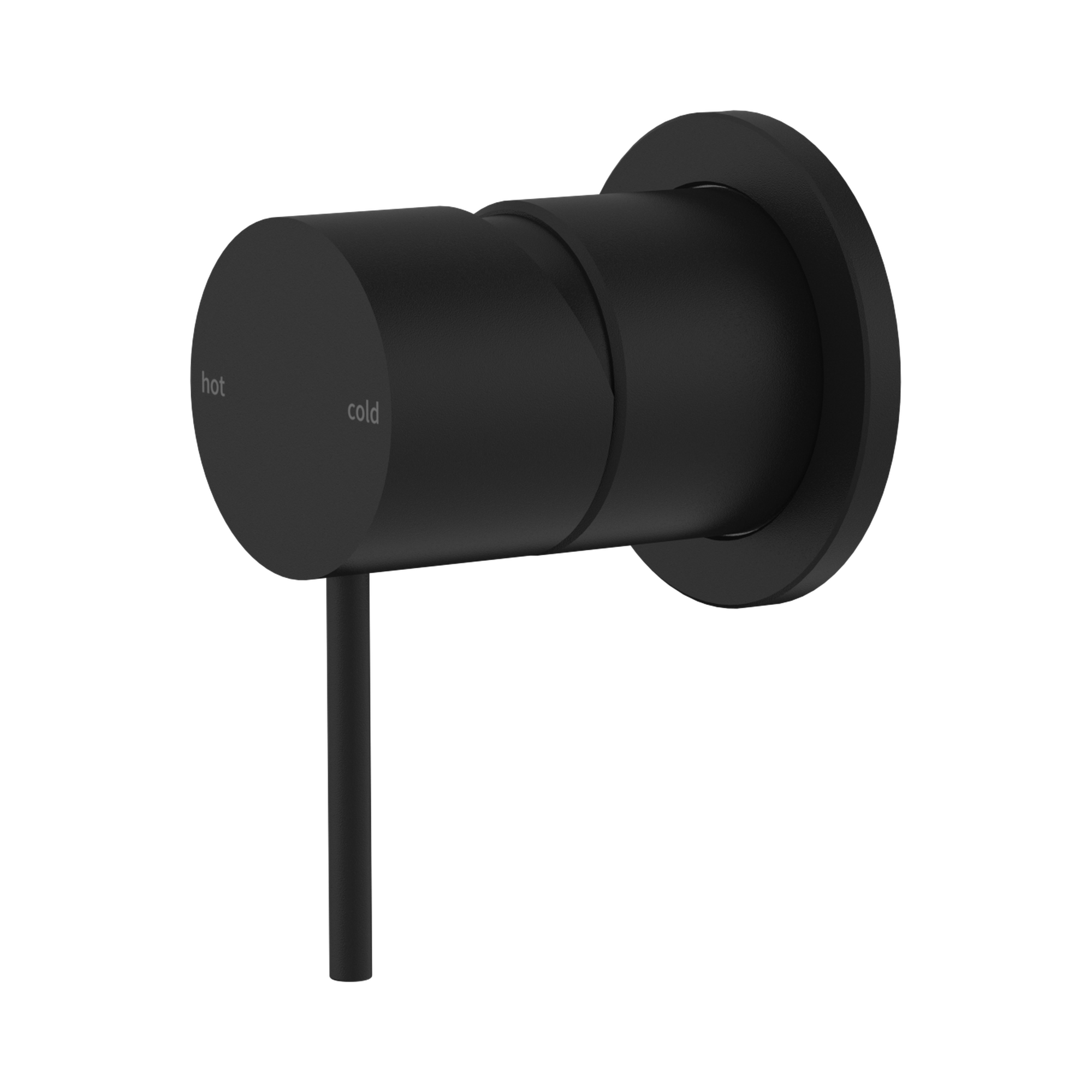 NR221911 HMB Mecca Shower Mixer 60mm Plate Matte Black image 1