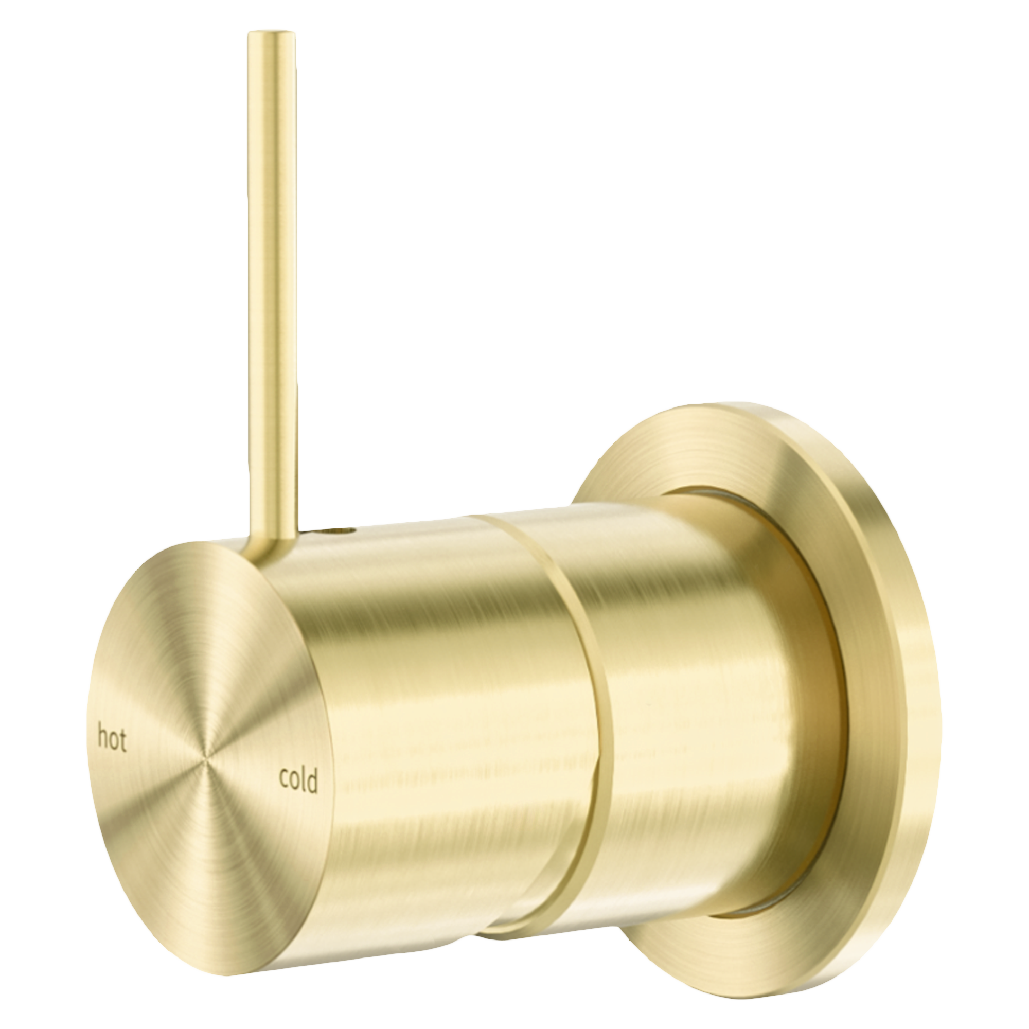 NR221911 JBG Mecca Shower Mixer 60mm Handle Up Plate Brushed Gold image 1