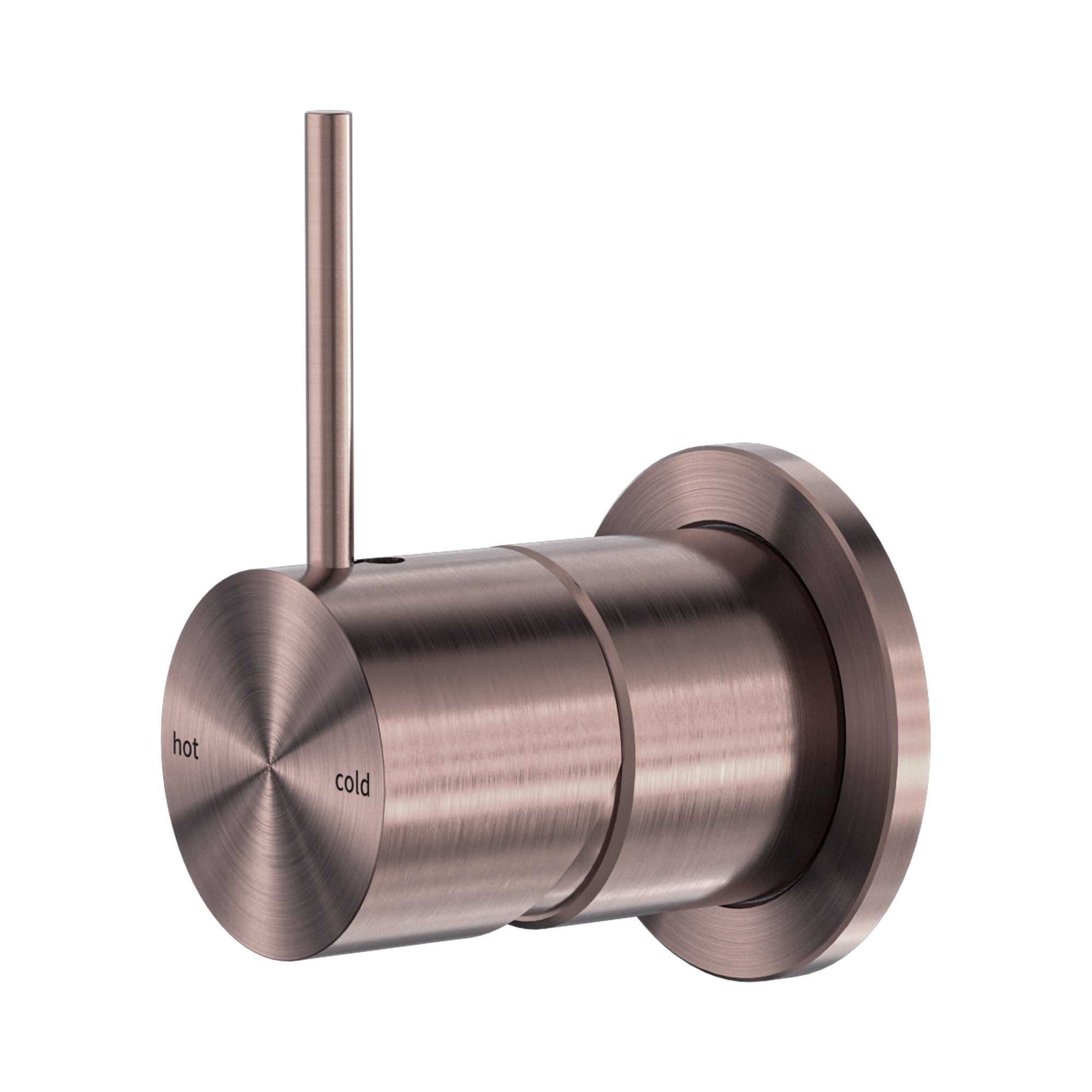 NR221911 JBZ Mecca Shower Mixer 60mm Handle Up Plate Brushed Bronze image 1