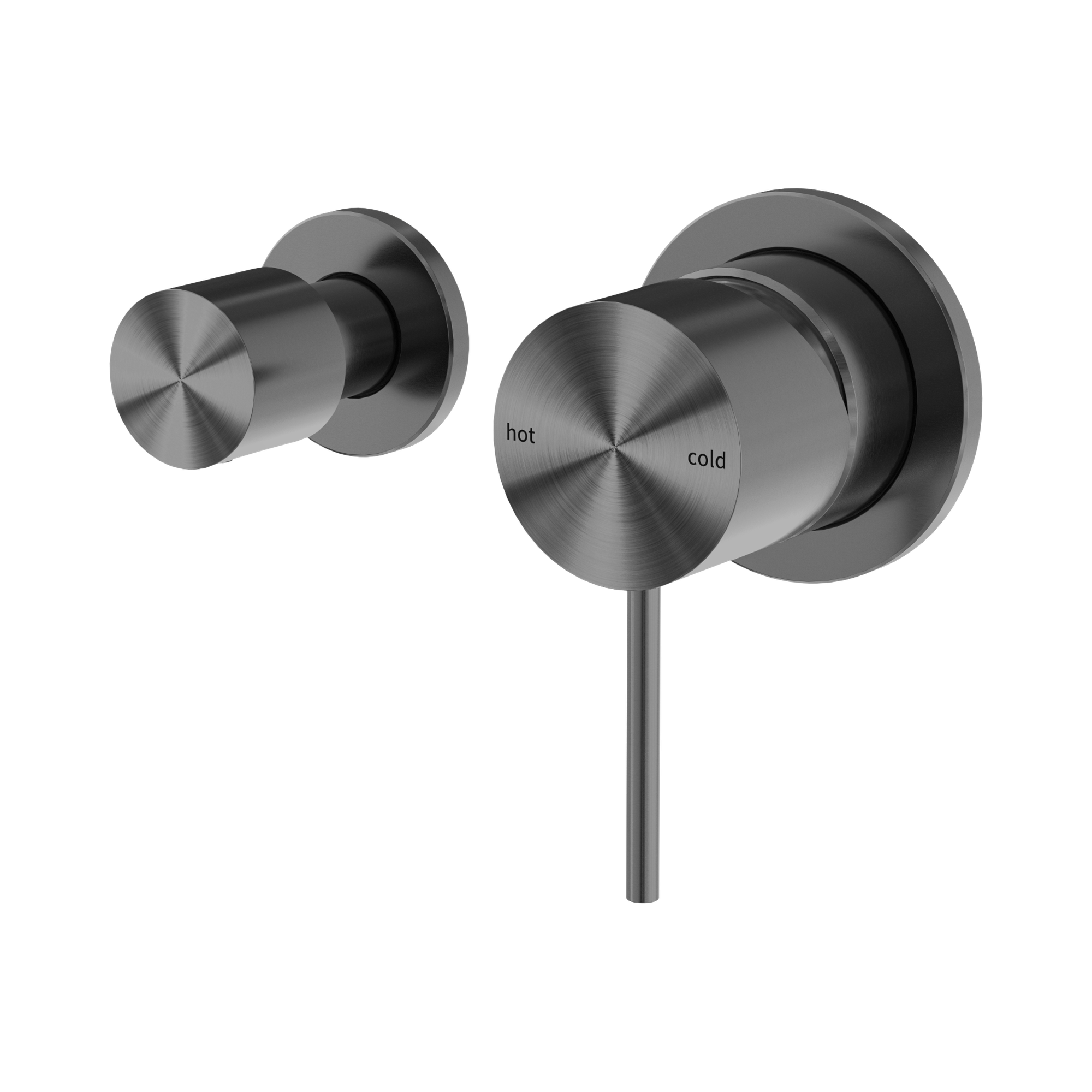 NR221911 UGM Mecca Shower Mixer With Horizontal 2 Way Divertor Gun Metal image 1