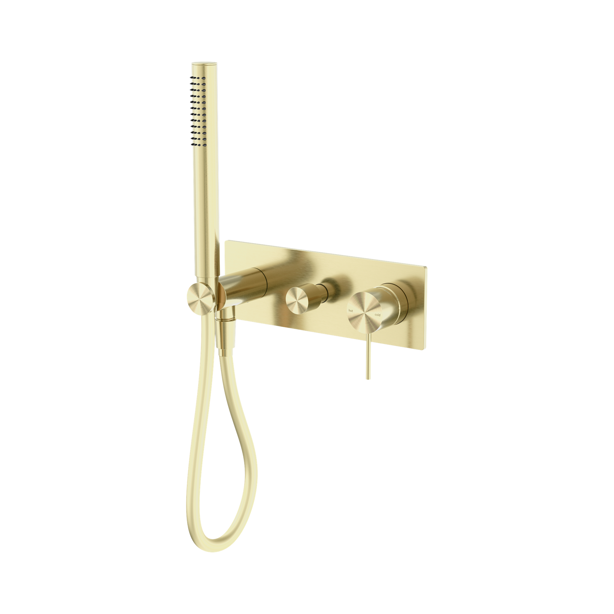 NR221912 EBG Mecca Shower Mixer Divertor System Brushed Gold image 1