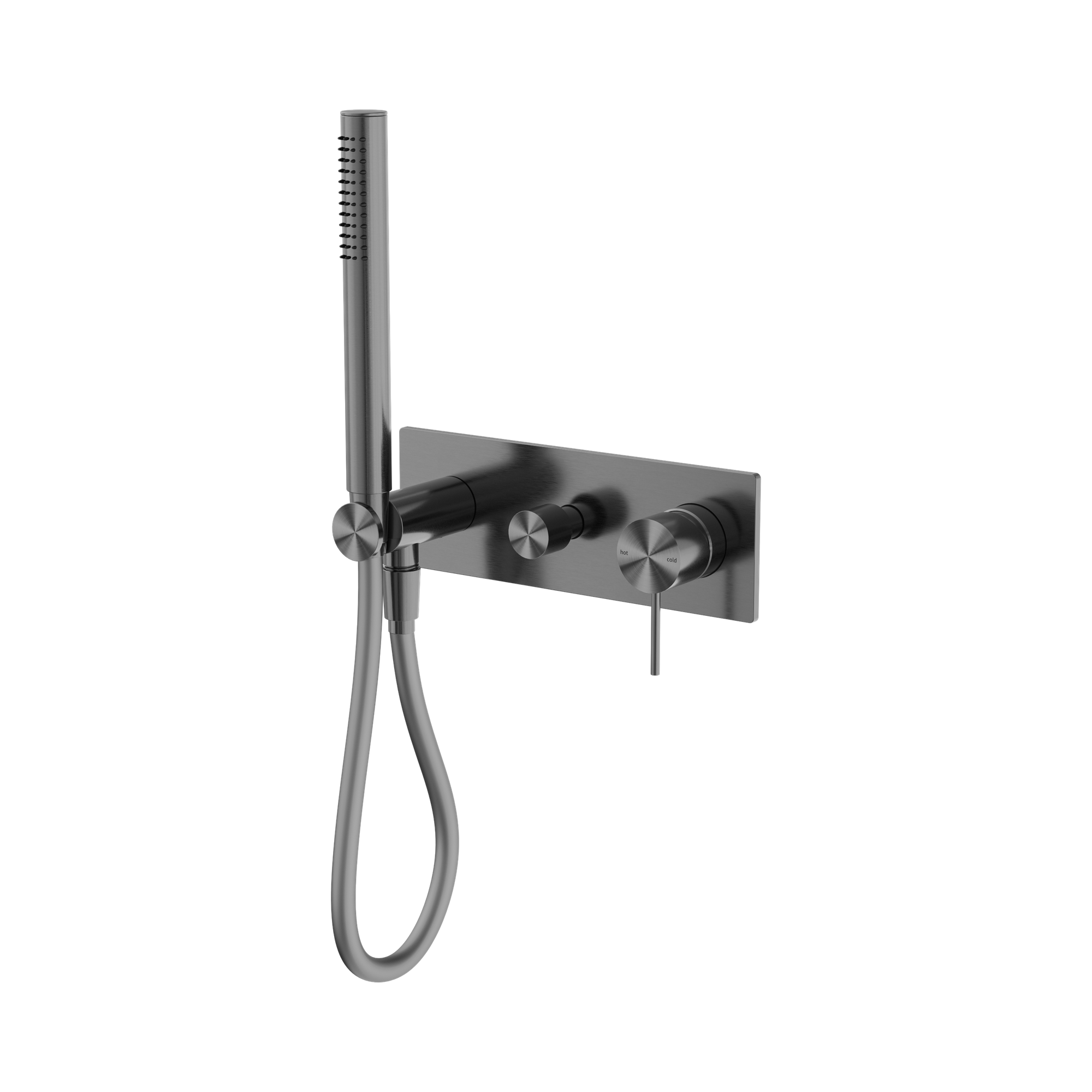 NR221912 EGM Mecca Shower Mixer Divertor System Gun Metal image 1