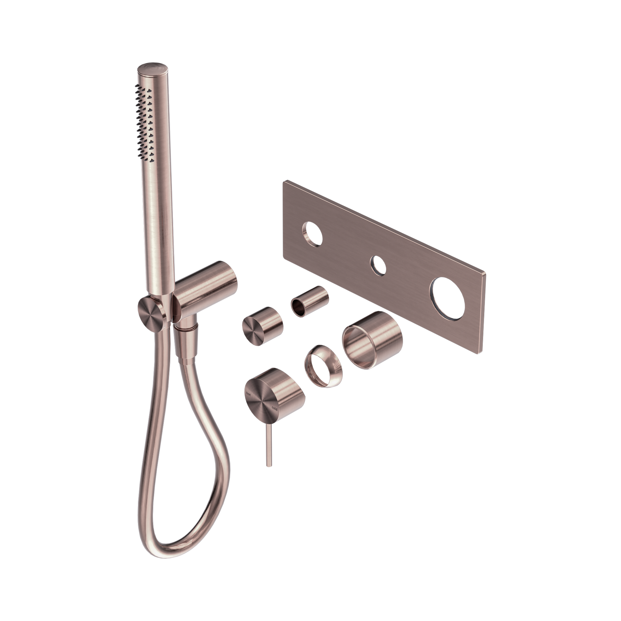 NR221912 ETBZ Mecca Shower Mixer Divertor System Trim Kits Only Brushed Bronze image 1
