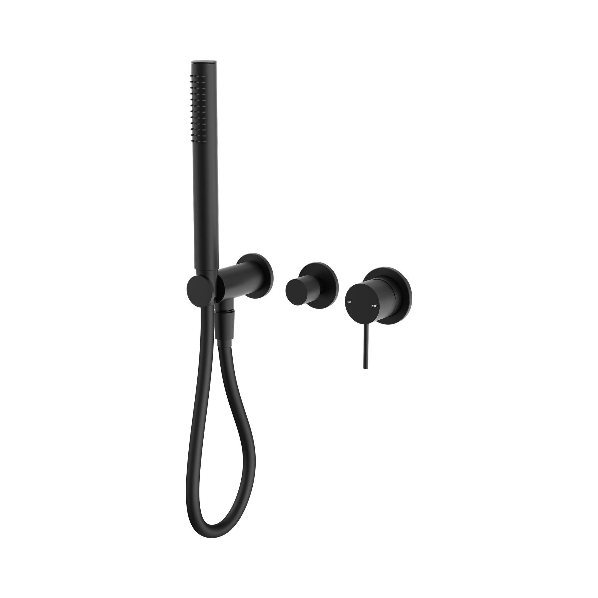 NR221912 FMB Mecca Shower Mixer Divertor System Separate Back Plate Matte Black image 1