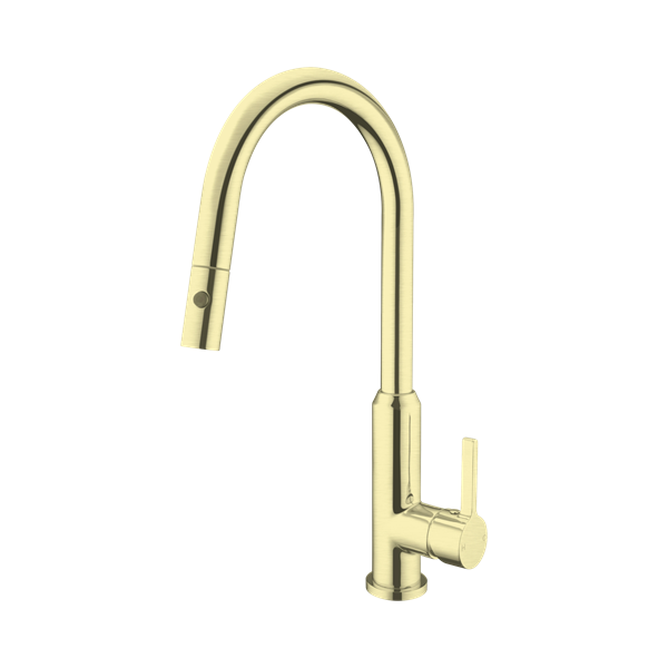 NR231708 BG Pearl Pull Out Sink Mixer With Vegie Spray Function Brushed Gold Thumb