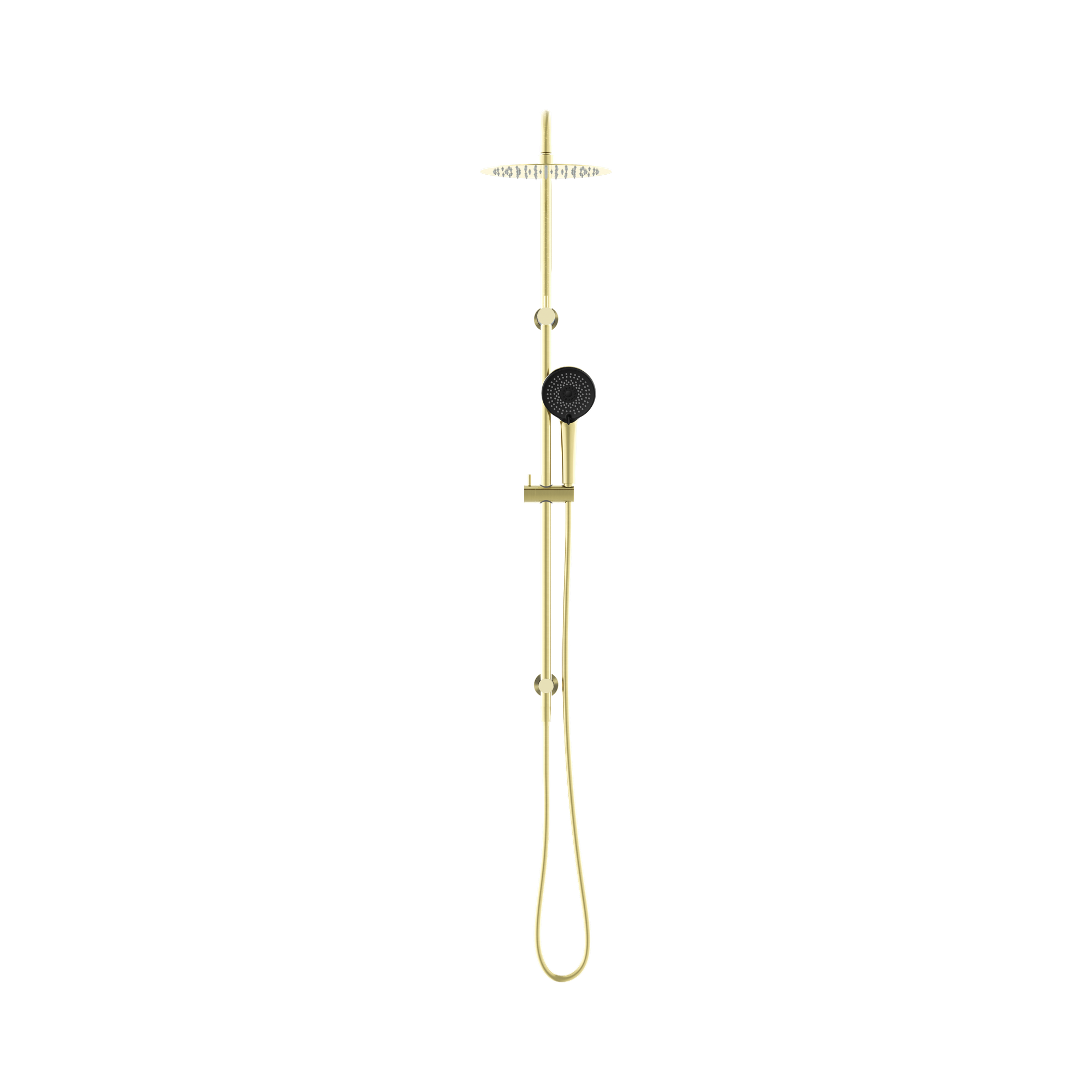 NR232105 DBG Round Project Twin Shower Brushed Gold image 2