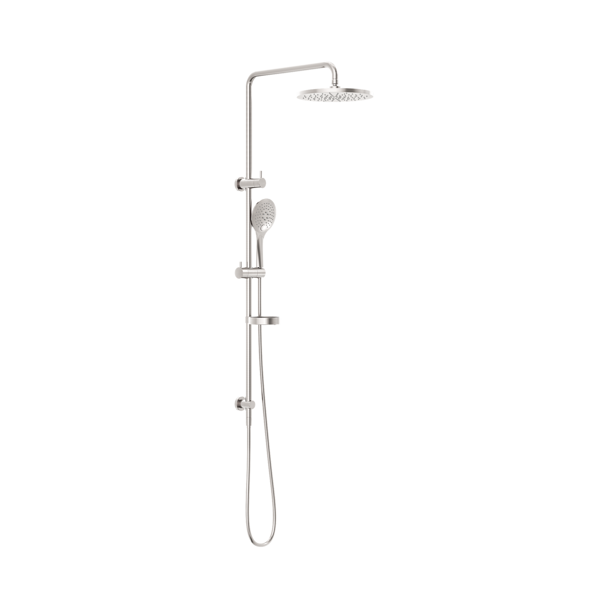 NR232105c BN Builder Project Twin Shower Brushed Nickel image 1