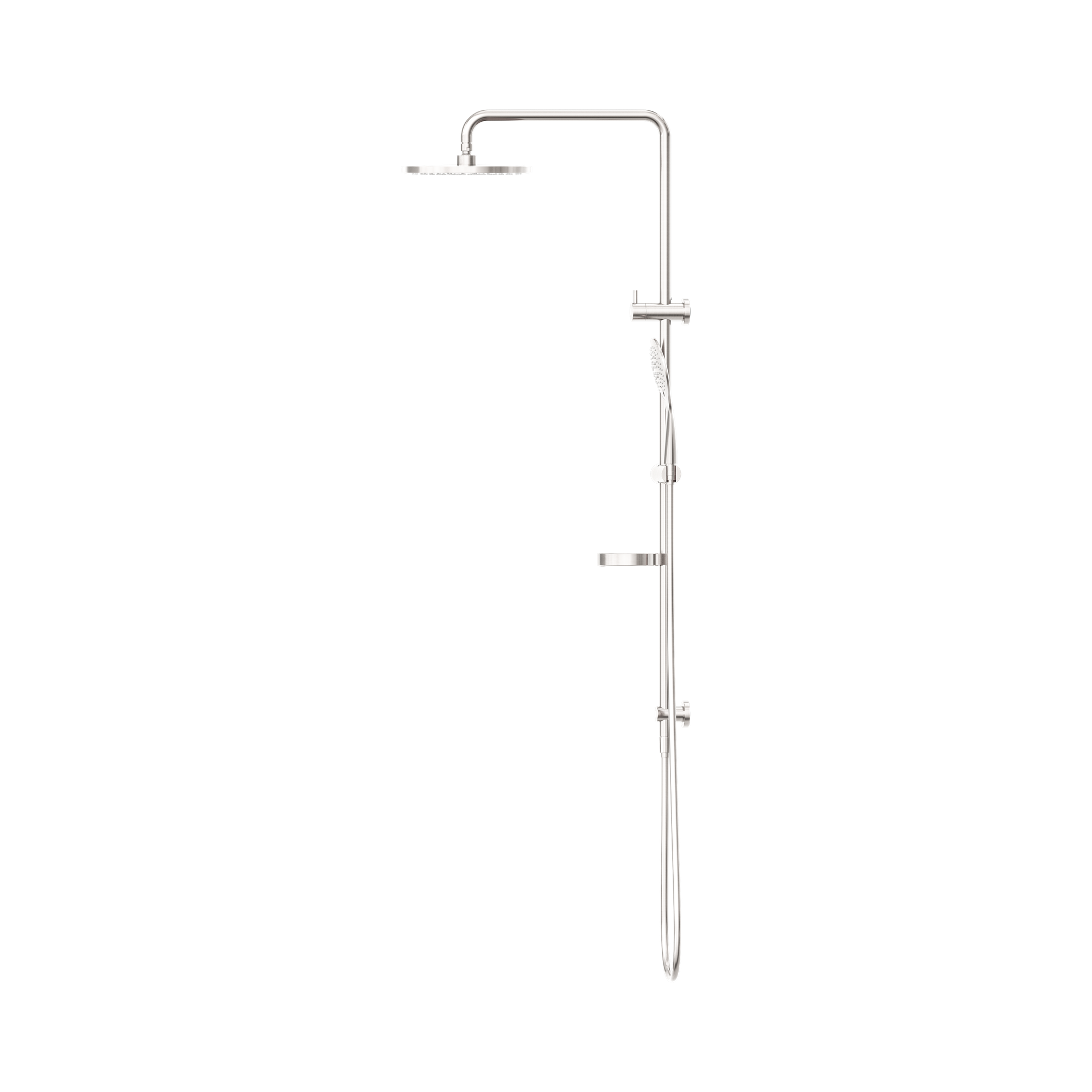 NR232105c BN Builder Project Twin Shower Brushed Nickel image 3