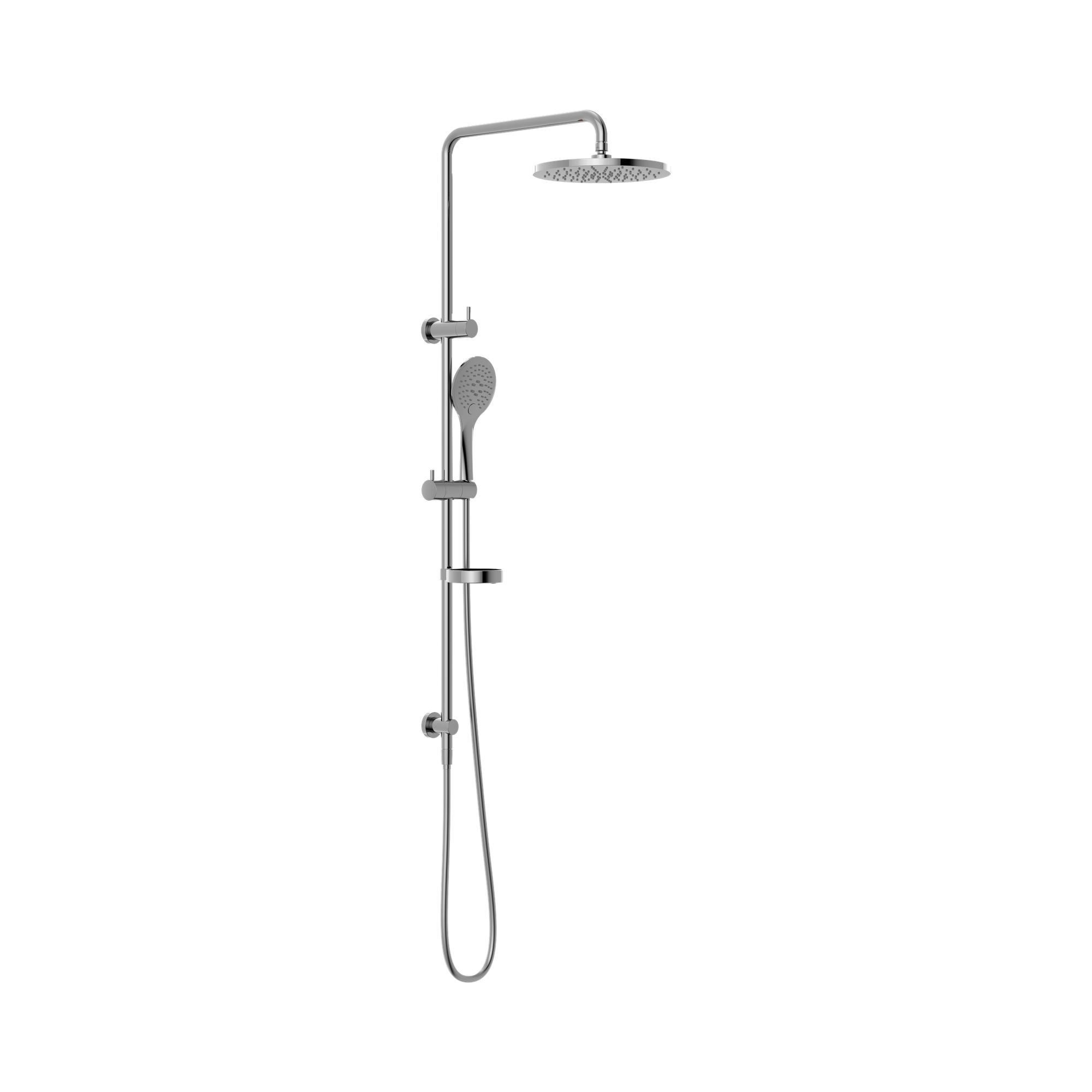 NR232105c CH Builder Project Twin Shower Chrome image 1