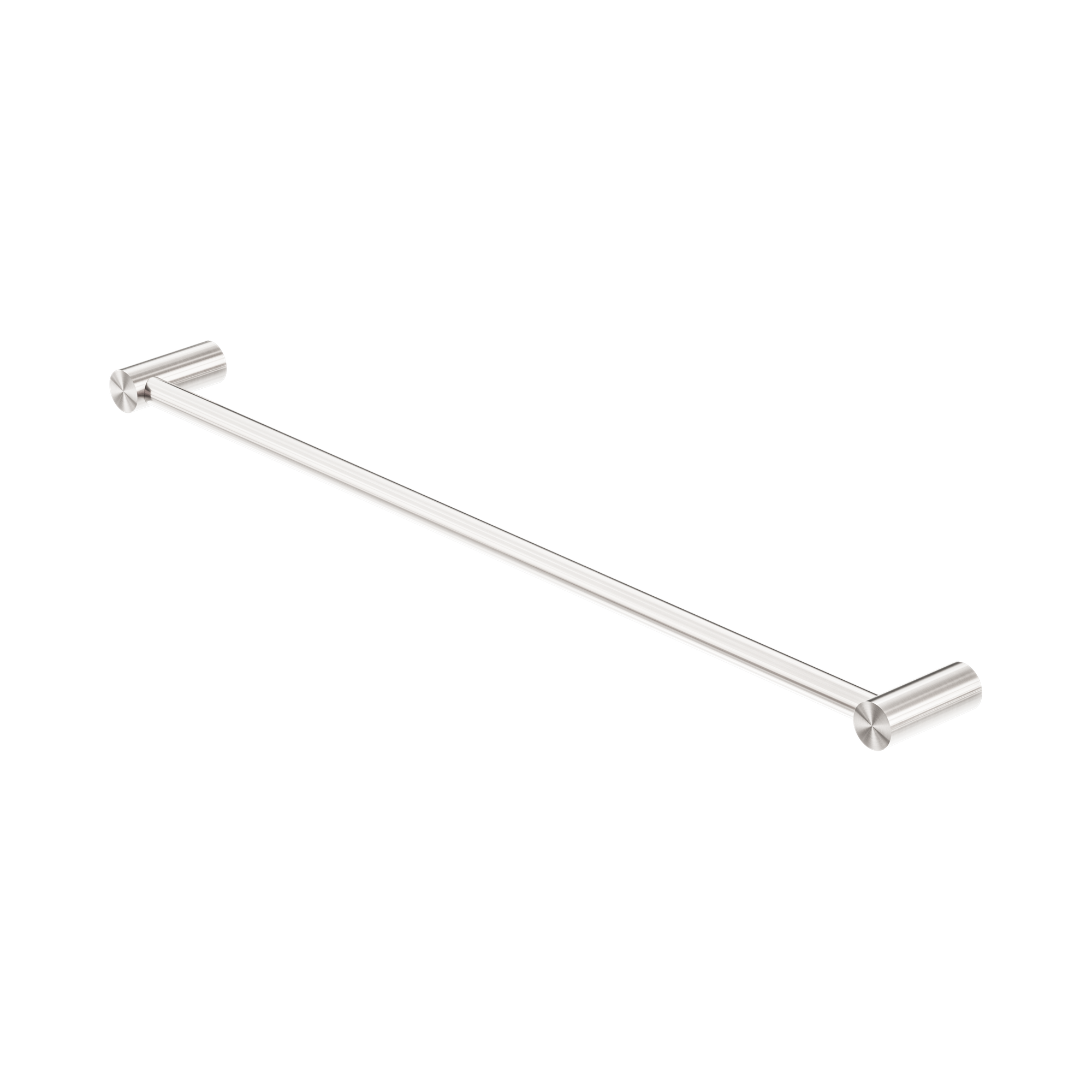 NR2324 BN New Mecca Single Towel Rail 600mm Brushed Nickel image 1