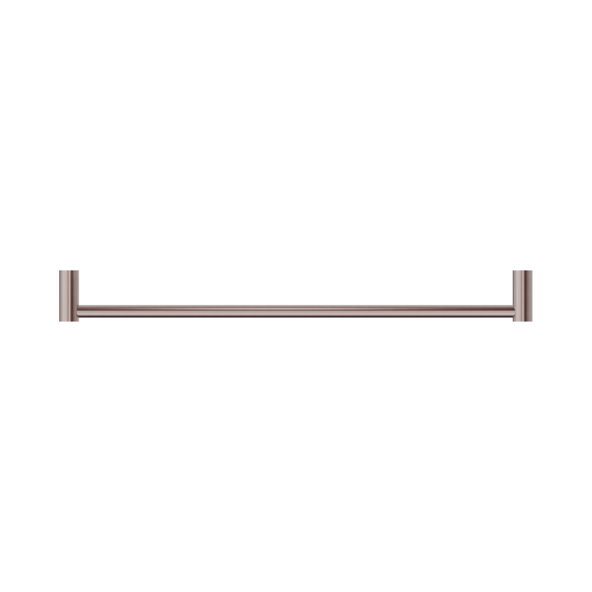 NR2324 BZ New Mecca Single Towel Rail 600mm Brushed Bronze image 3