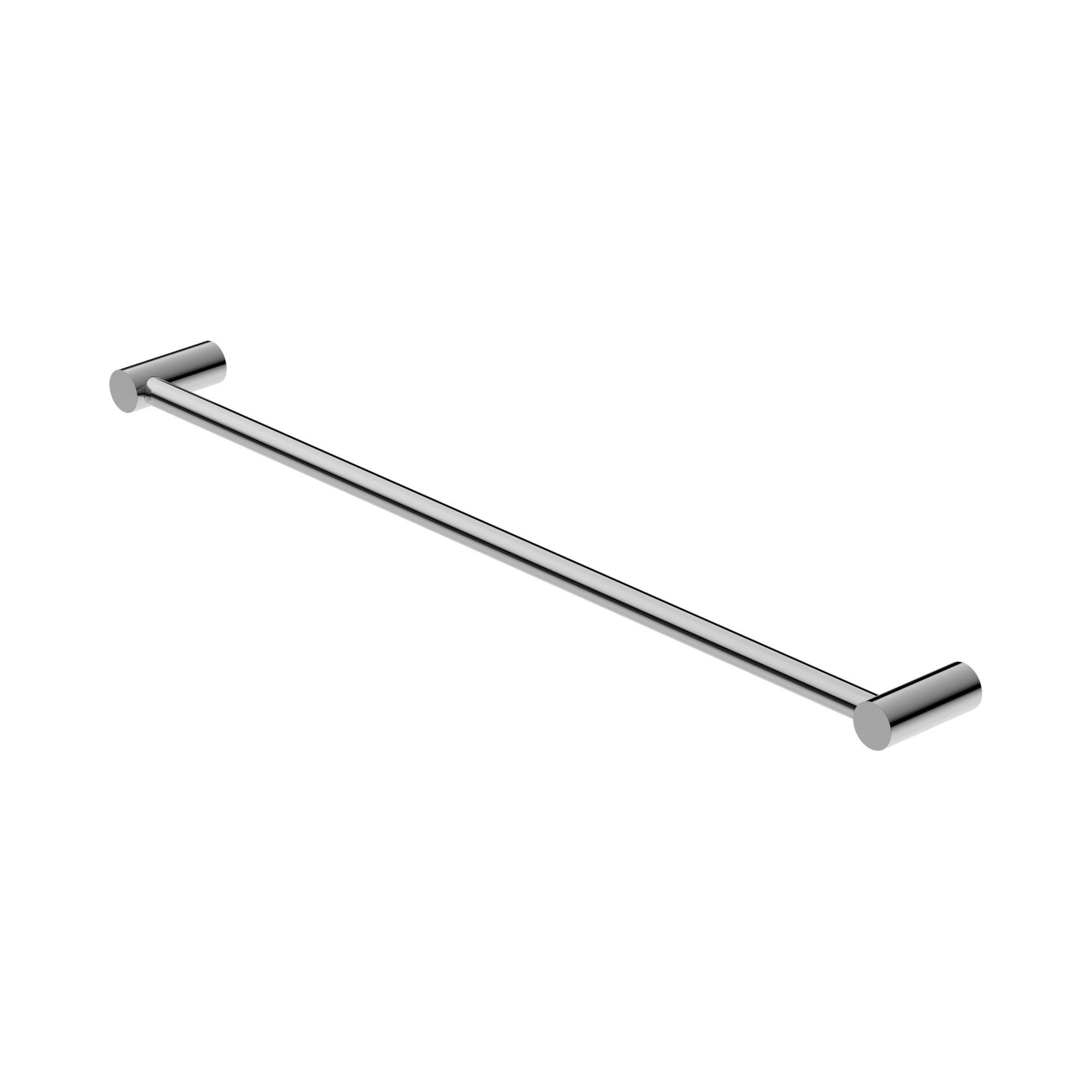 NR2324 CH New Mecca Single Towel Rail 600mm Chrome image 1