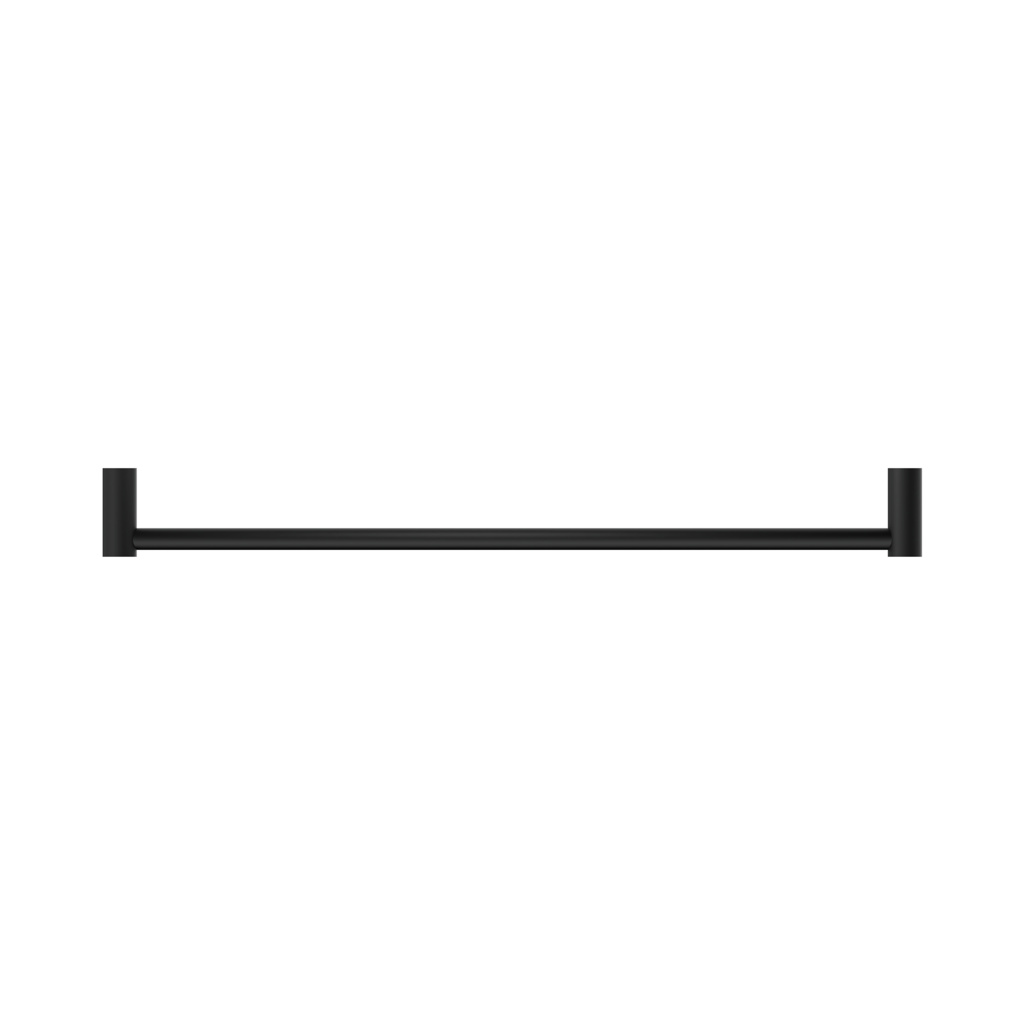 NR2324 MB New Mecca Single Towel Rail 600mm Matte Black image 3