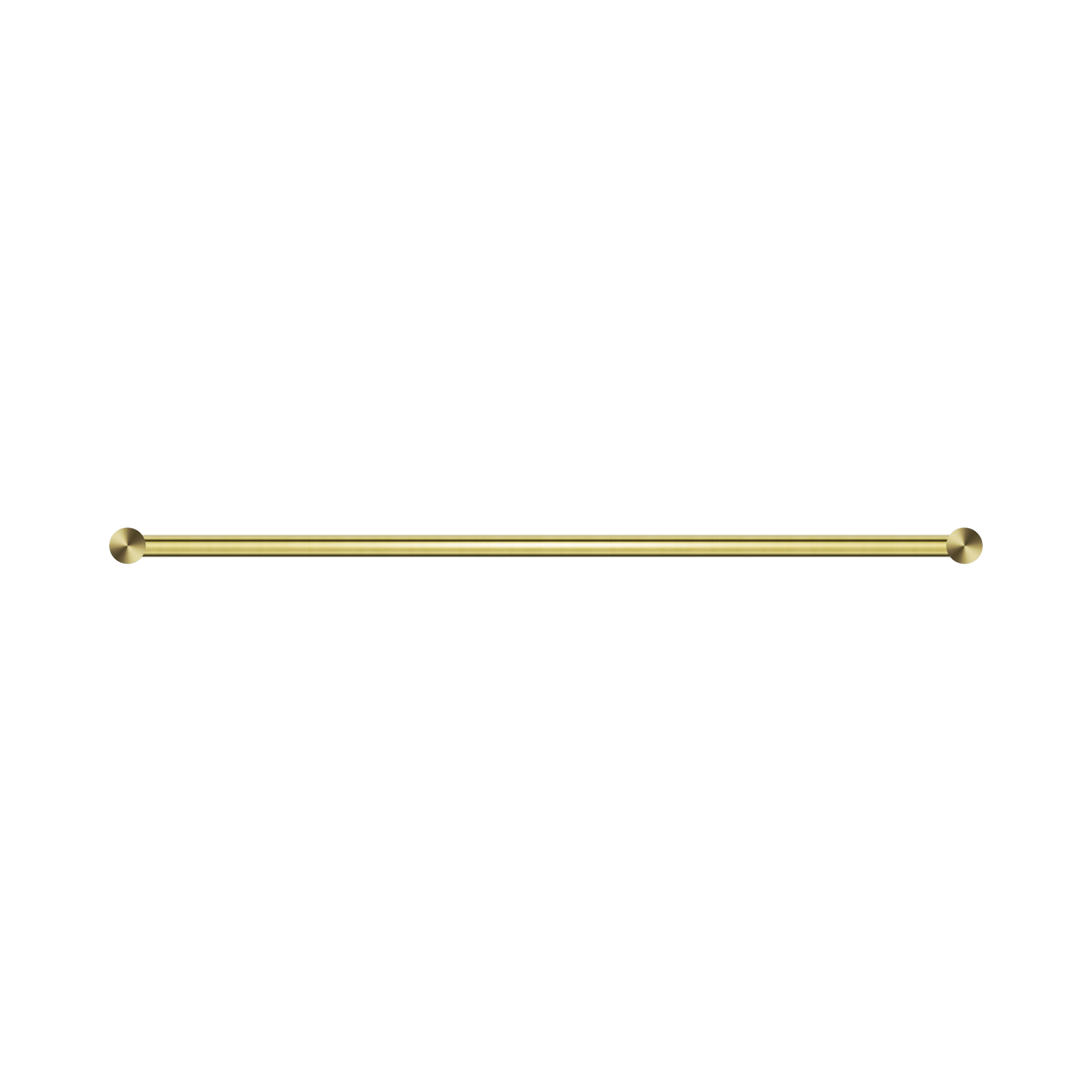 NR2324d BG New Mecca Double Towel Rail 600mm Brushed Gold image 2