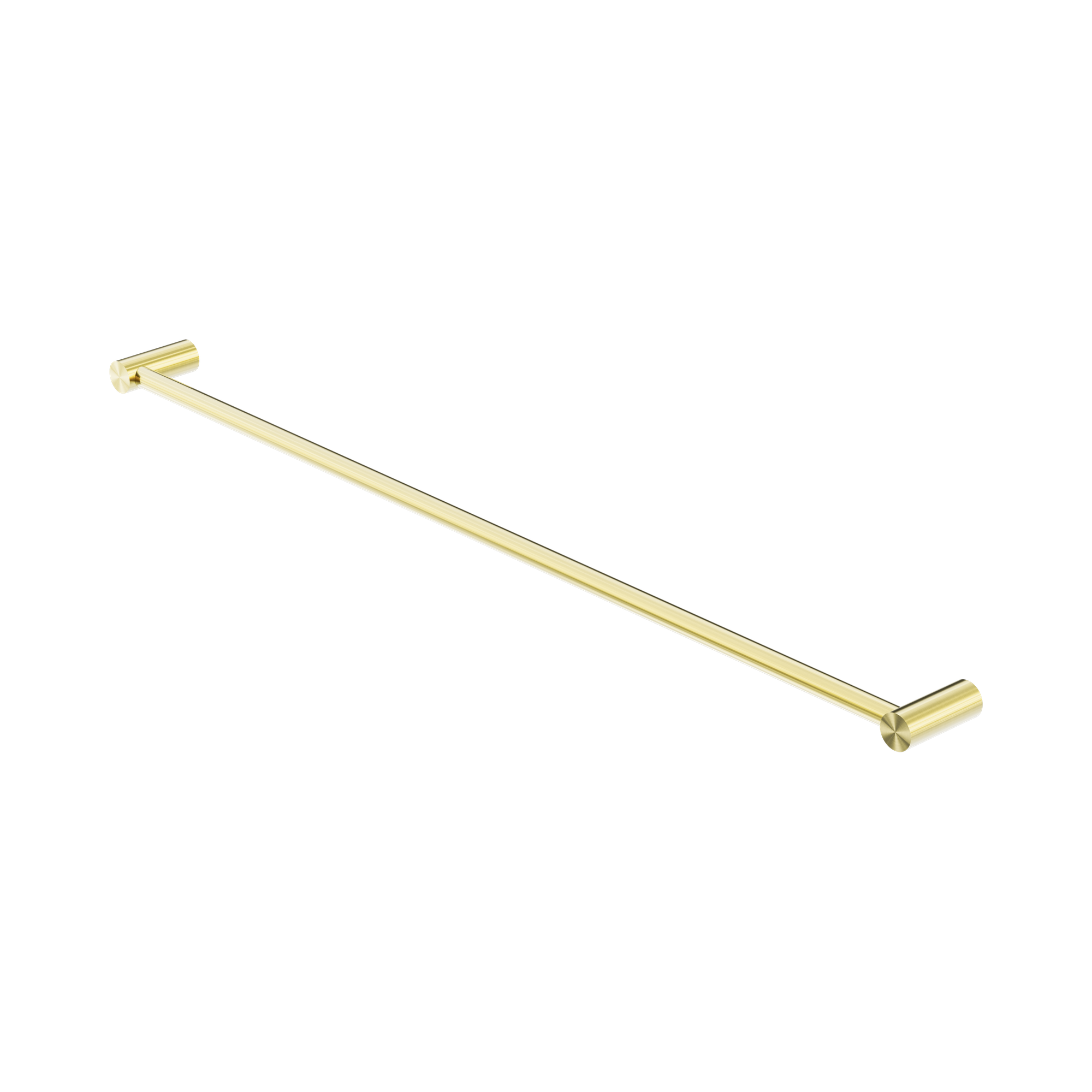 NR2330 BG New Mecca Single Towel Rail 800mm Brushed Gold image 1