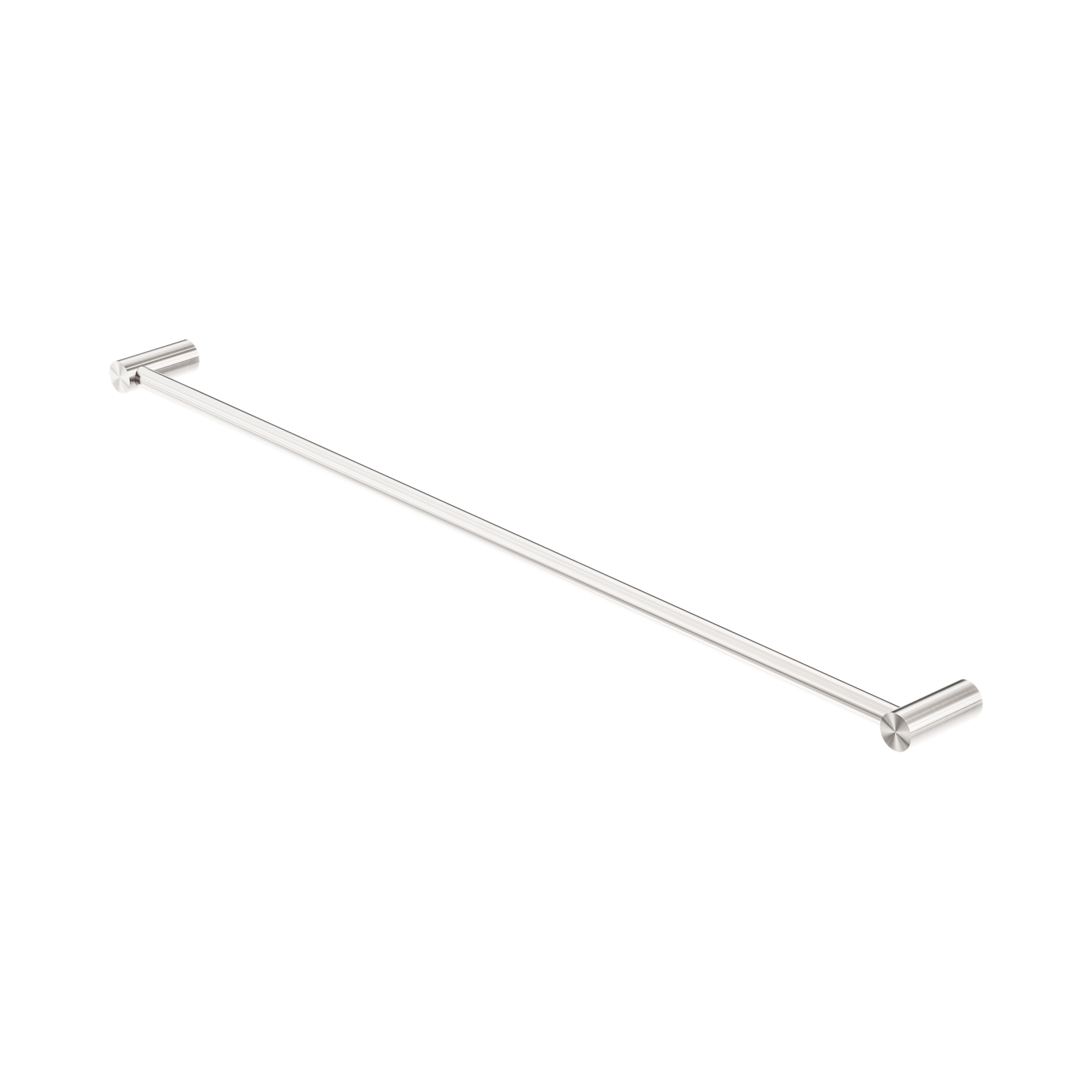 NR2330 BN New Mecca Single Towel Rail 800mm Brushed Nickel image 1