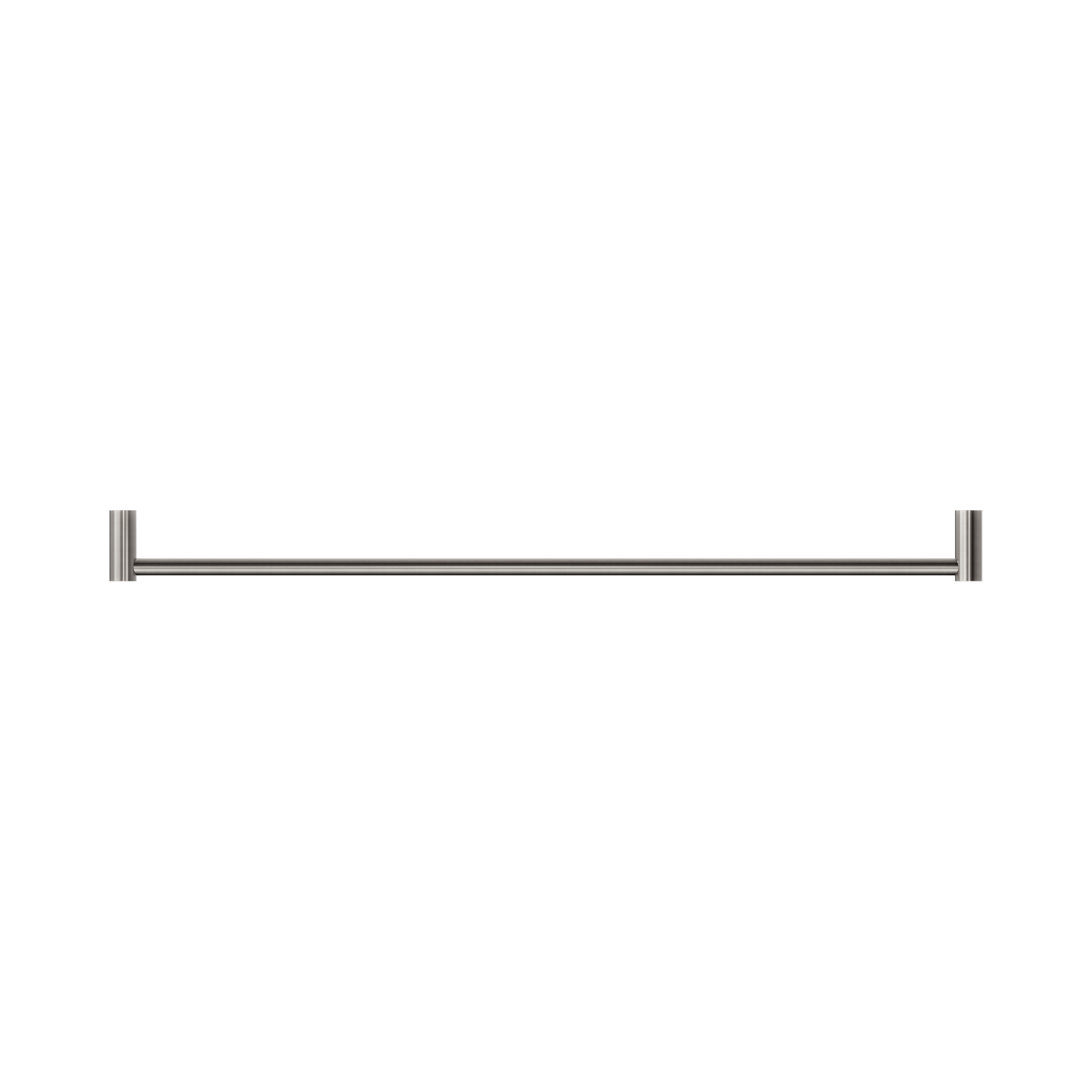 NR2330 BN New Mecca Single Towel Rail 800mm Brushed Nickel image 3