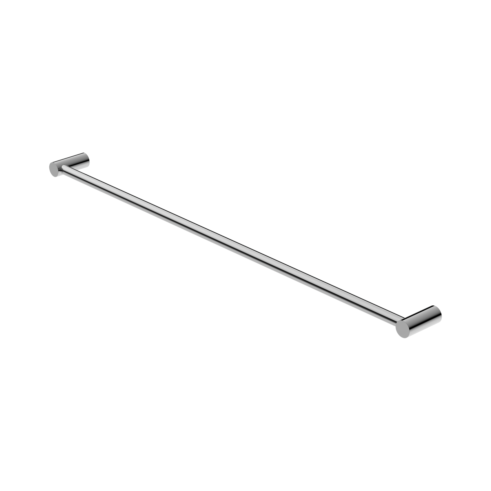 NR2330 CH New Mecca Single Towel Rail 800mm Chrome image 1