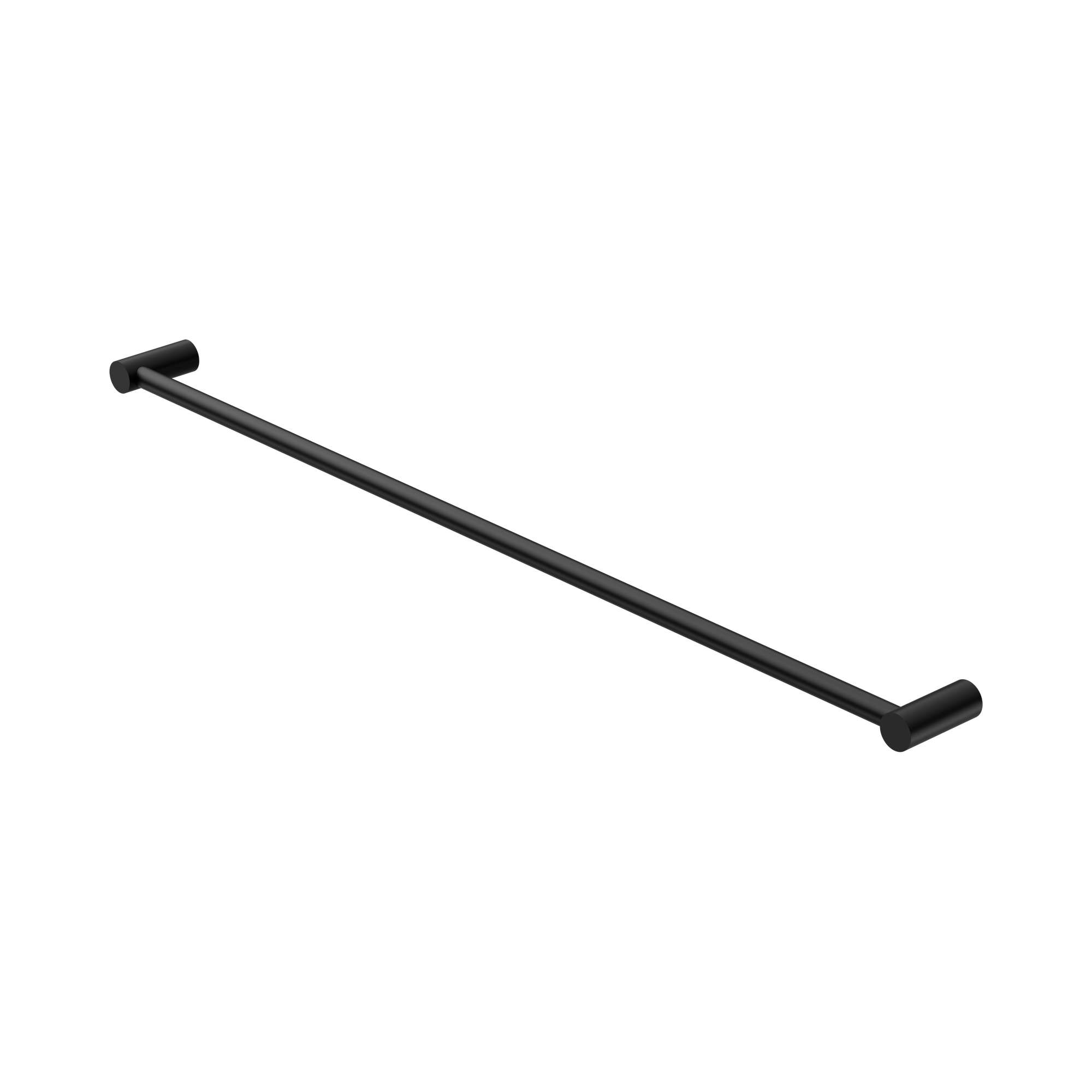 NR2330 MB New Mecca Single Towel Rail 800mm Matte Black image 1