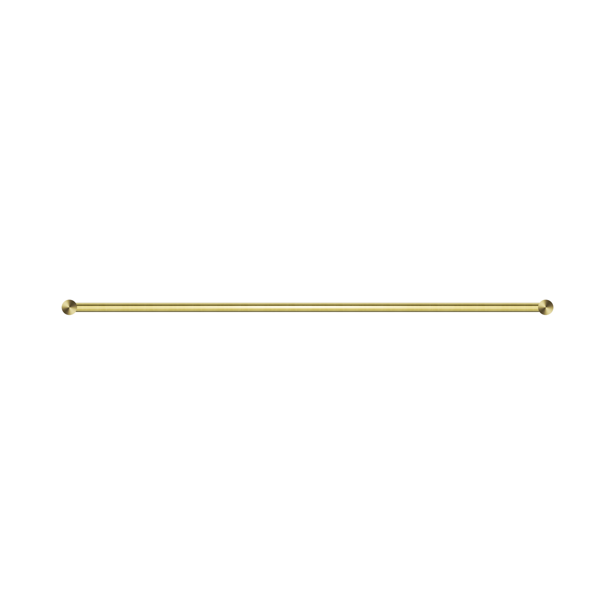 NR2330d BG New Mecca Double Towel Rail 800mm Brushed Gold image 2