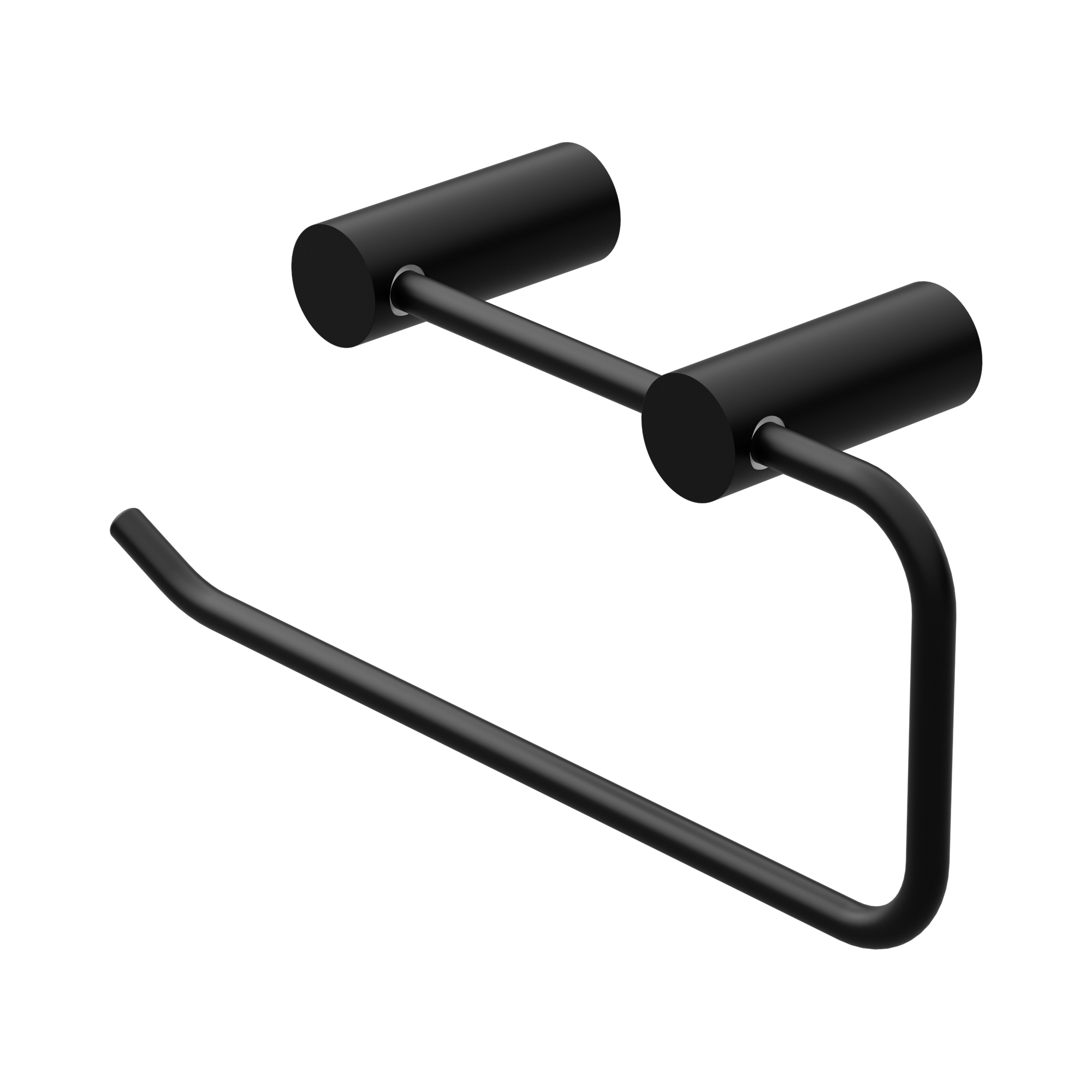 NR2380 MB New Mecca Hand Towel Rail Matte Black image 1