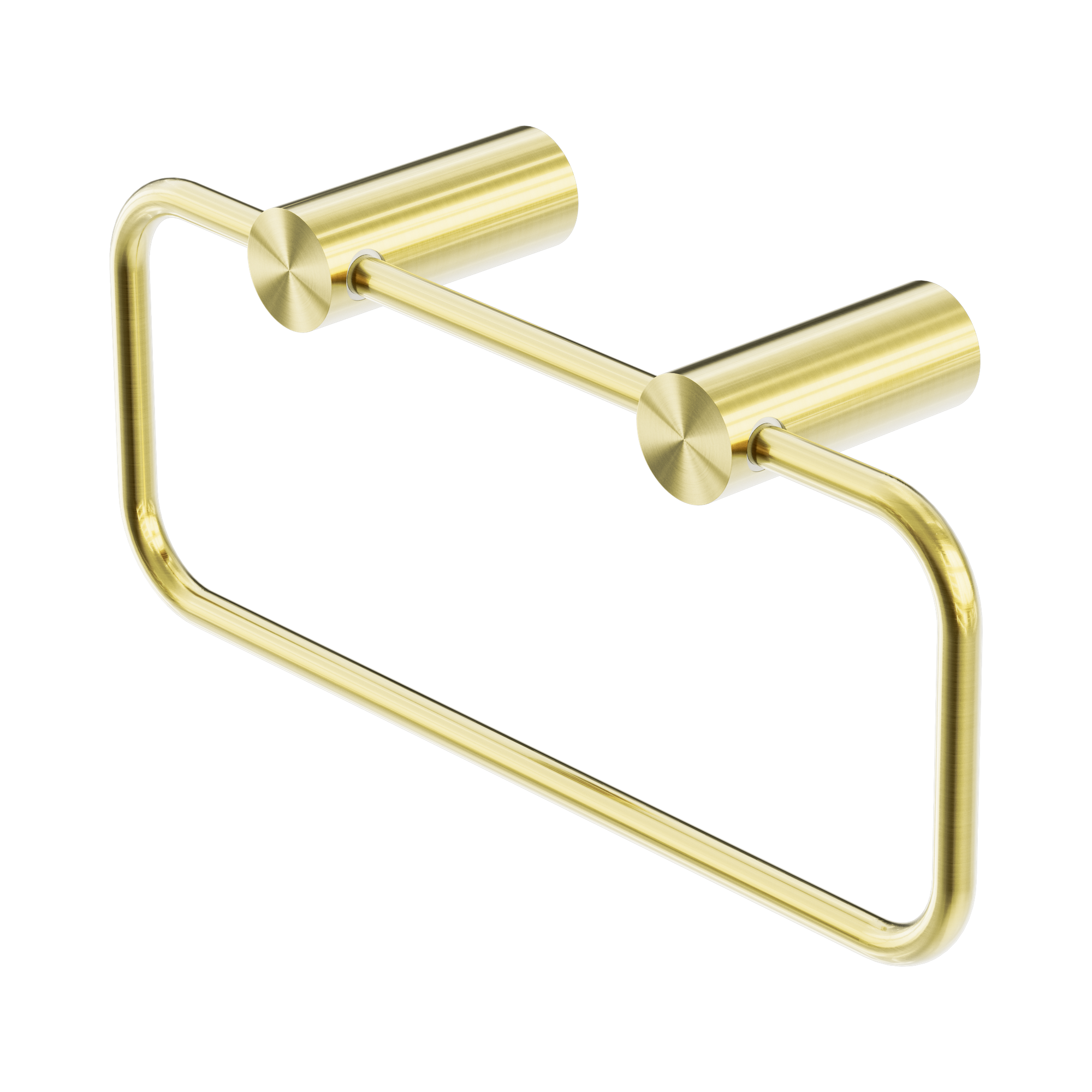 NR2380a BG New Mecca Towel Ring Brushed Gold image 1