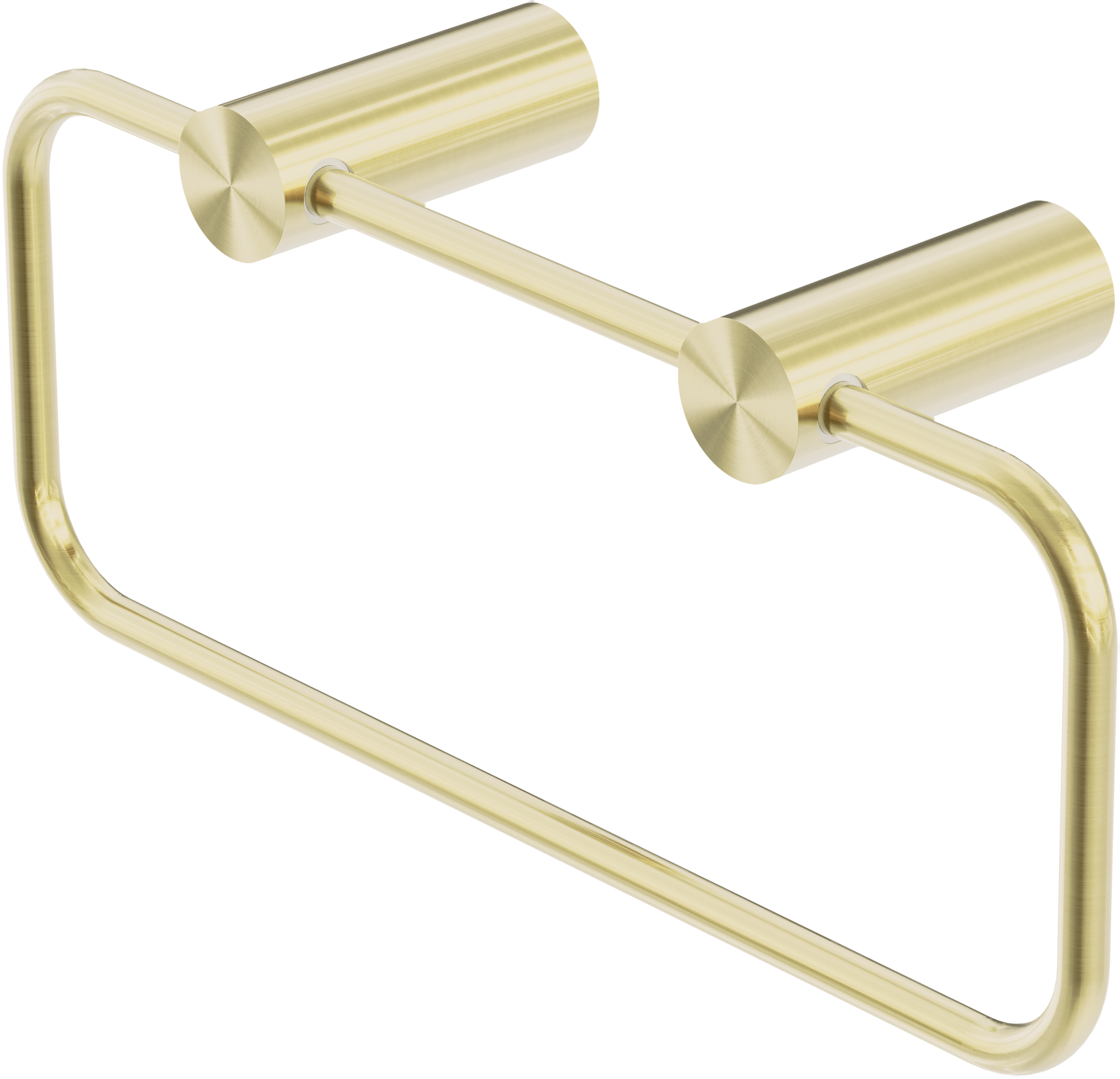 NR2380a BG New Mecca Towel Ring Brushed Gold image 1