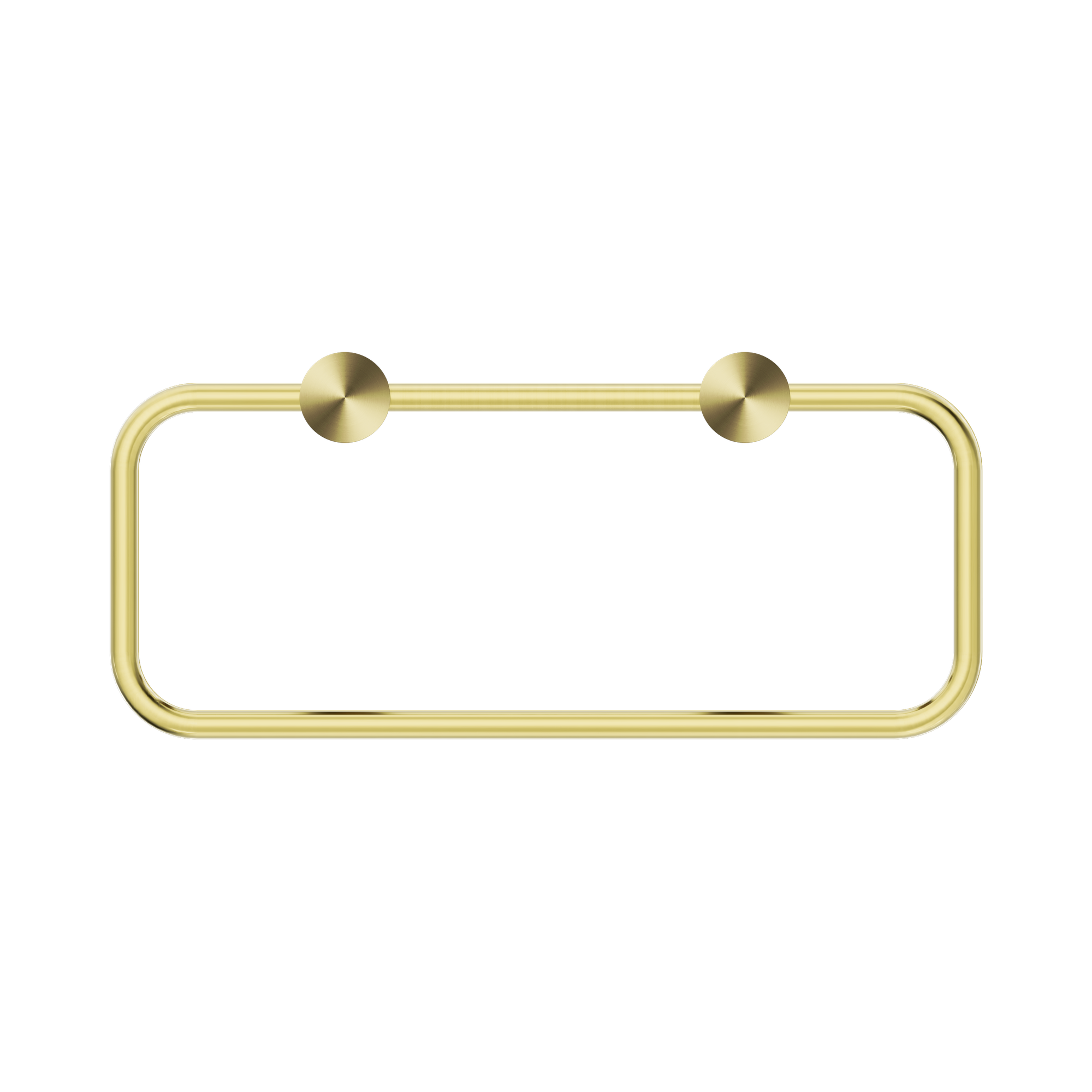 NR2380a BG New Mecca Towel Ring Brushed Gold image 2