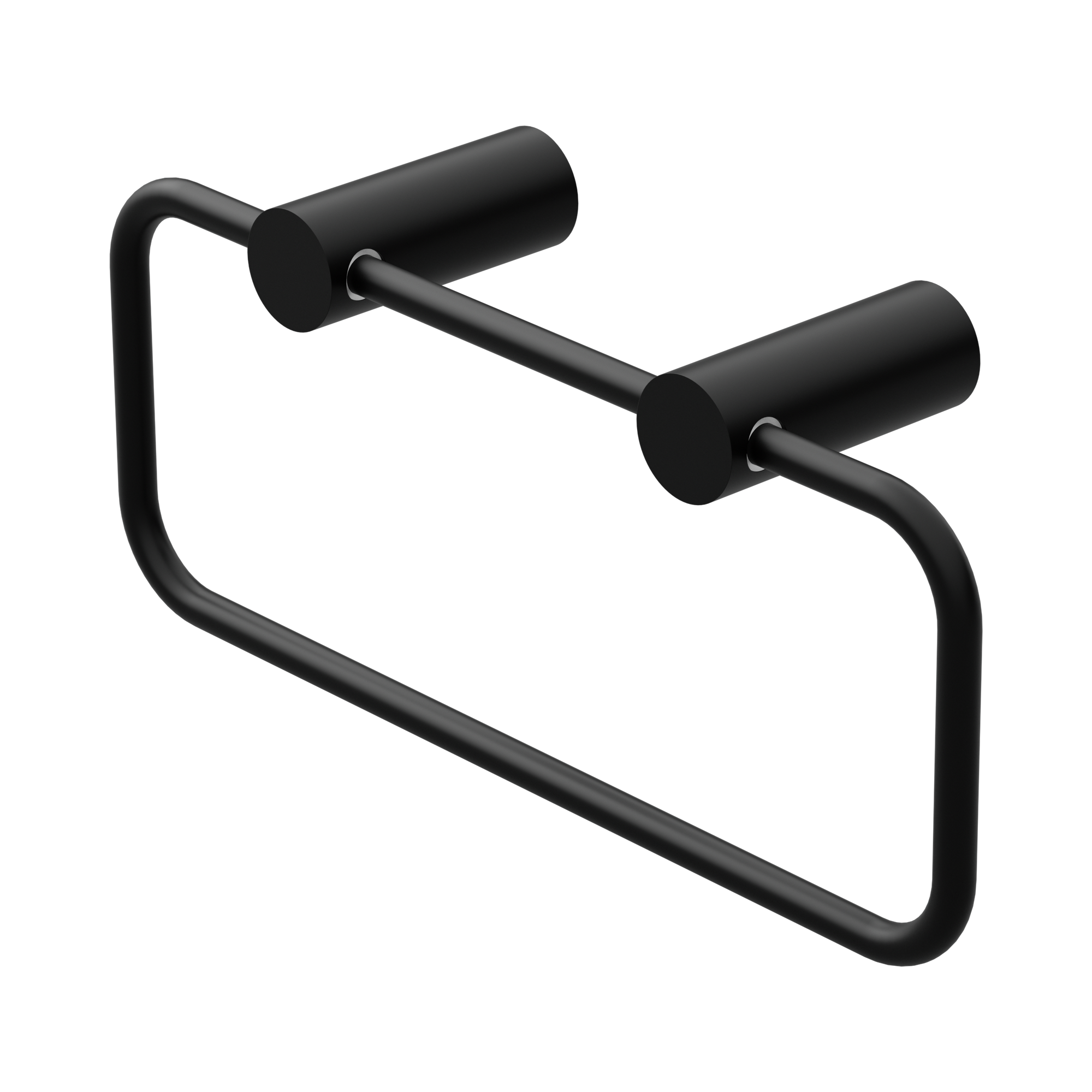 NR2380a MB New Mecca Towel Ring Matte Black image 1