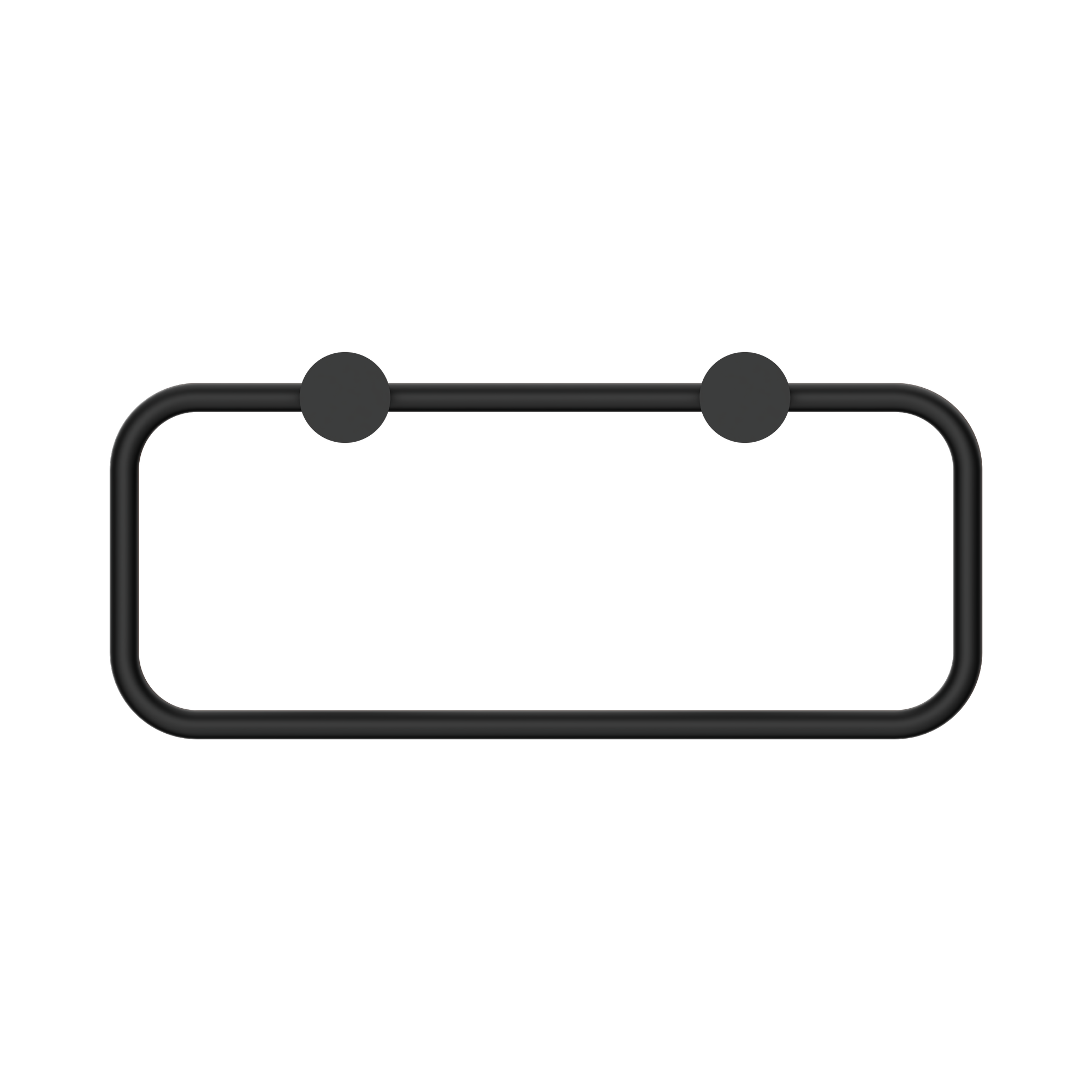 NR2380a MB New Mecca Towel Ring Matte Black image 2